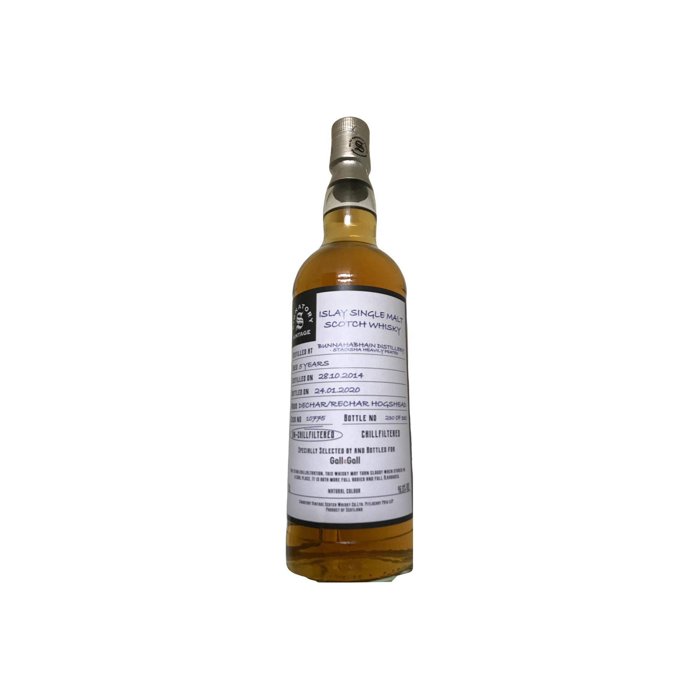 Bunnahabhain 2014 5 Years Single Malt Whisky
