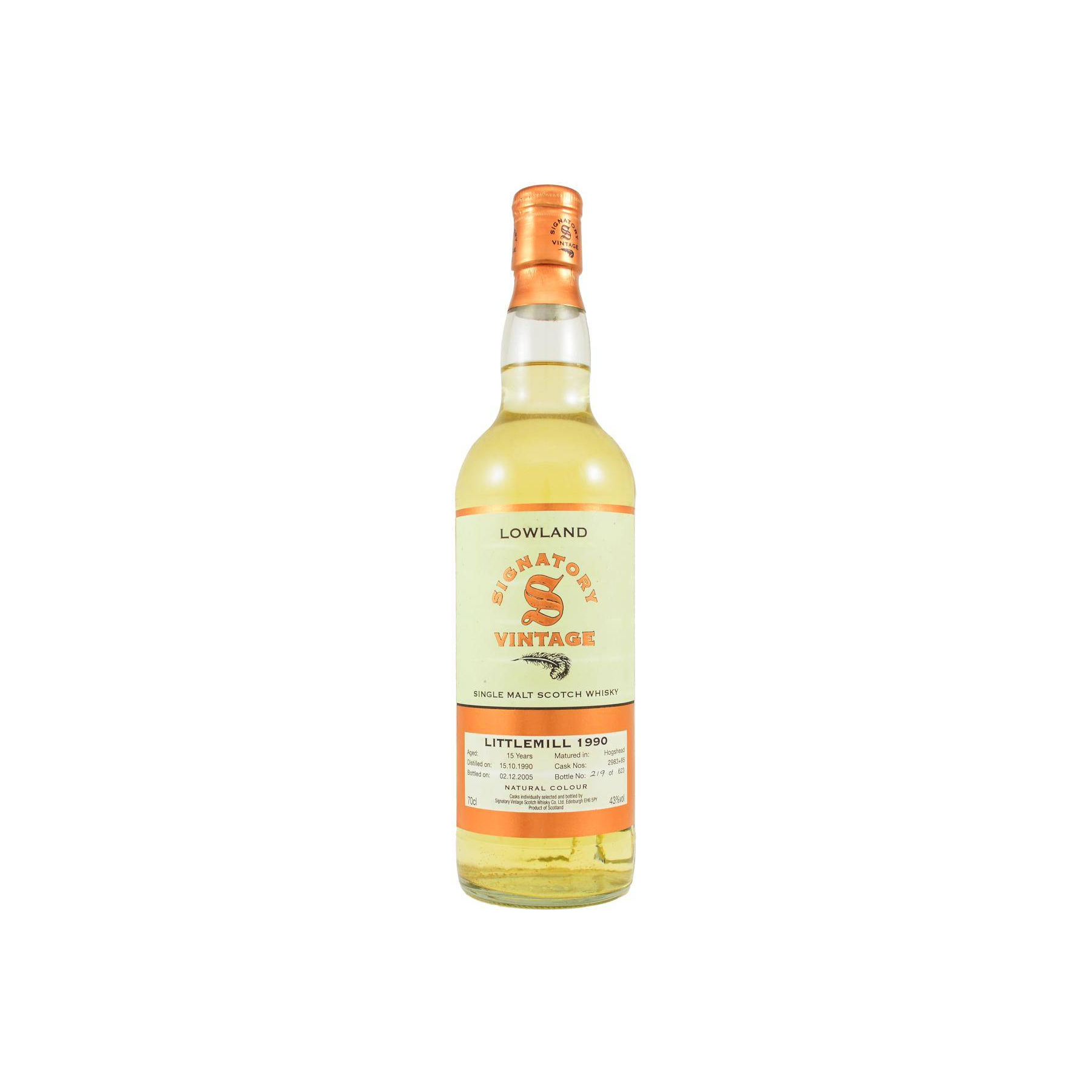 Littlemill Vintage Collection 1990 15 Years Single Malt Whisky