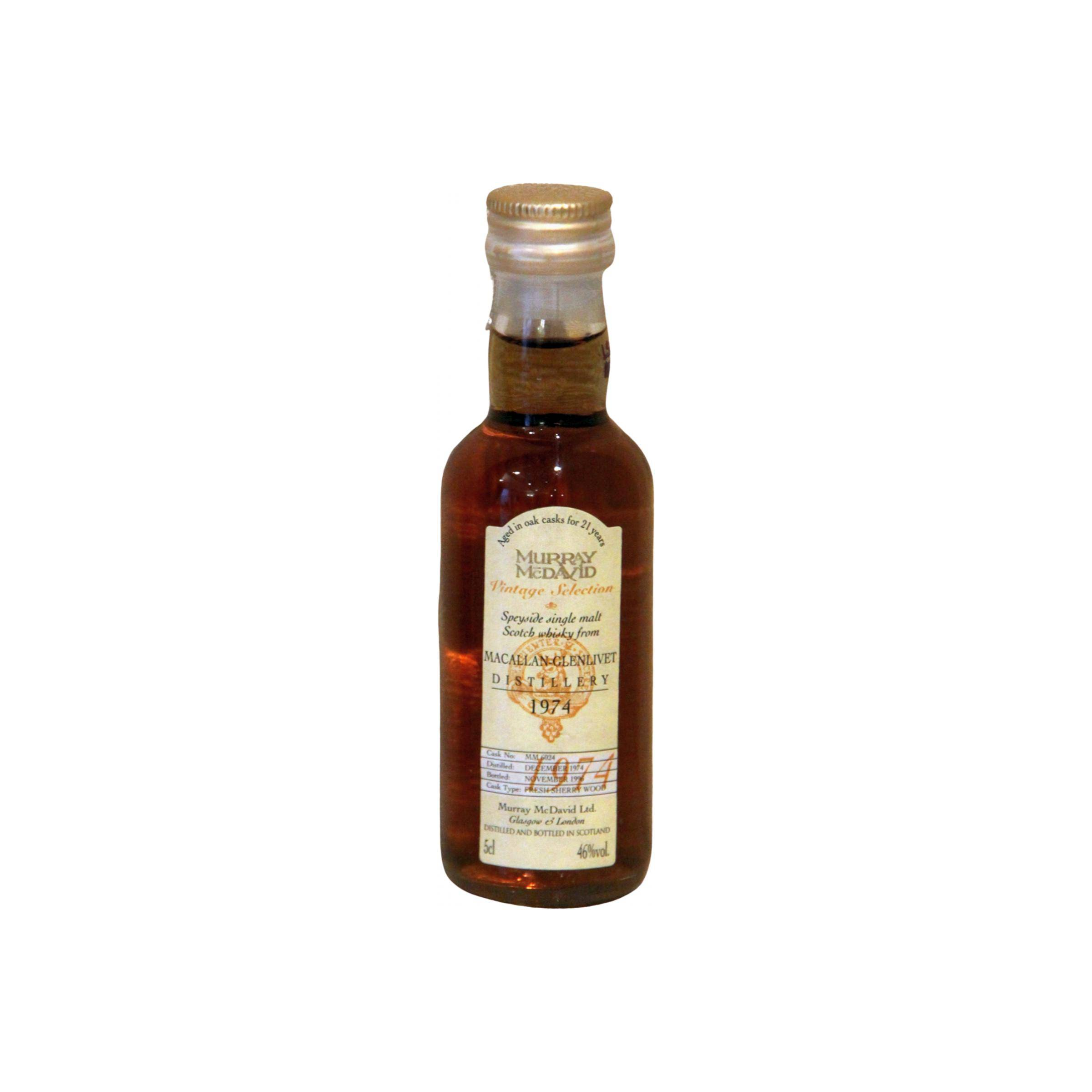 The Macallan Miniature 1974 21 Years Single Malt Whisky 2