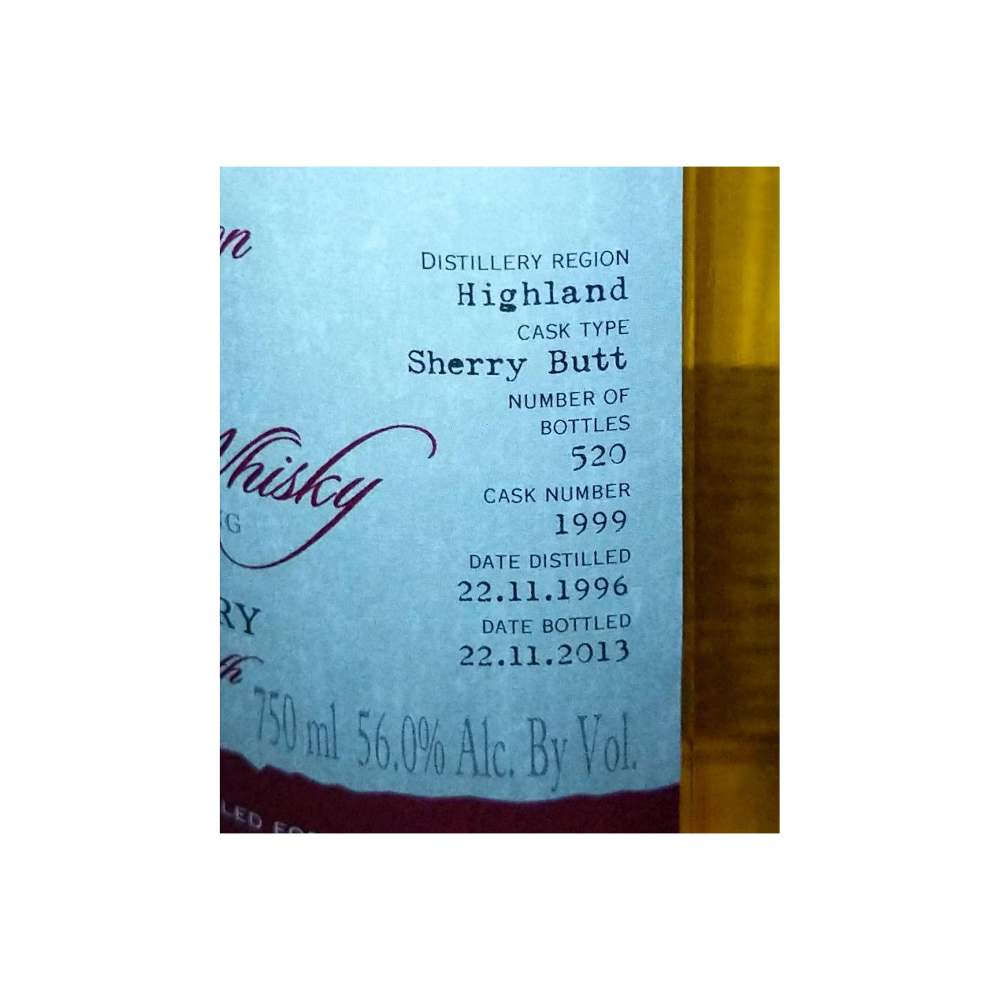 Ben Nevis 1996 17 Years Single Malt Whisky 3