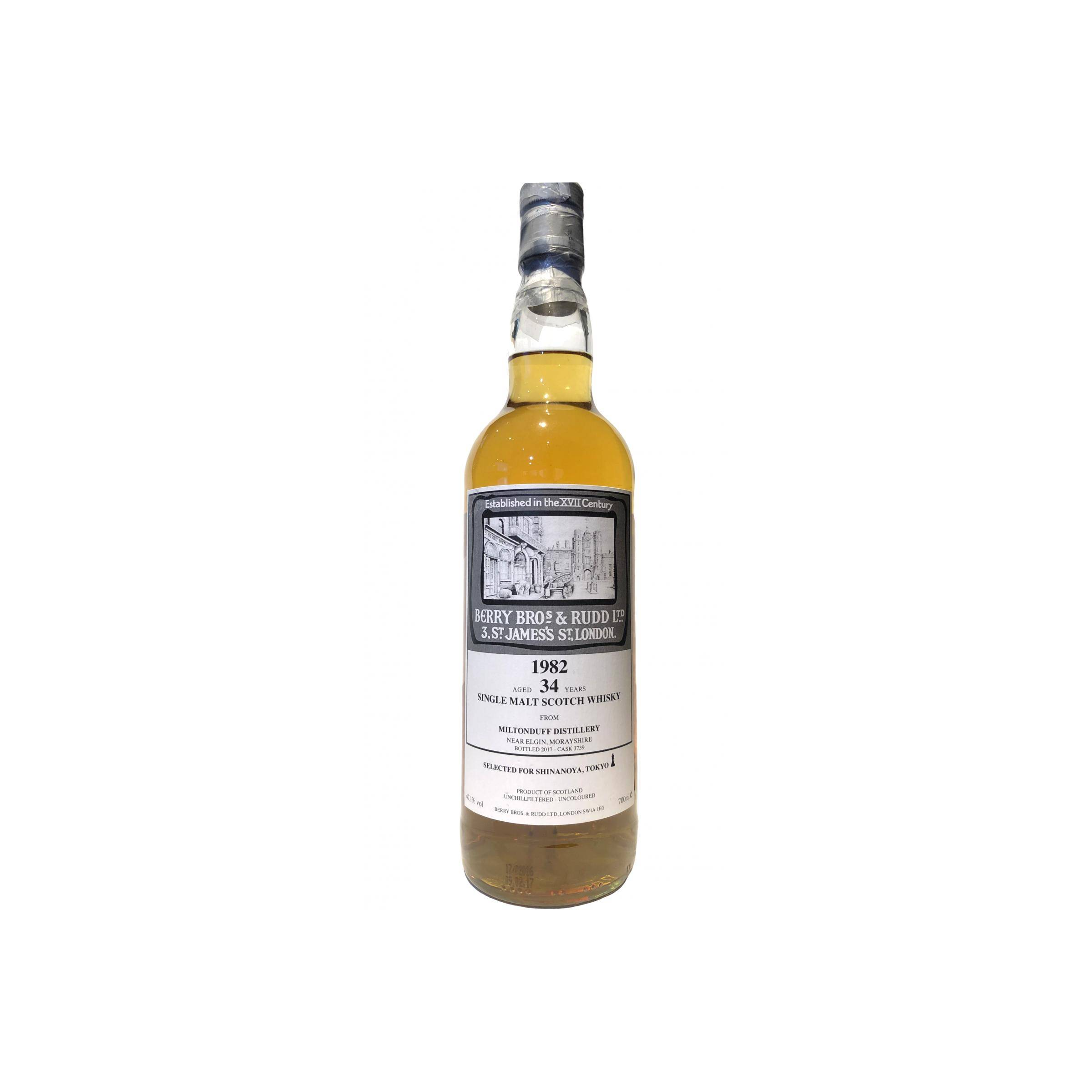 Miltonduff 1982 34 Years Single Malt Whisky
