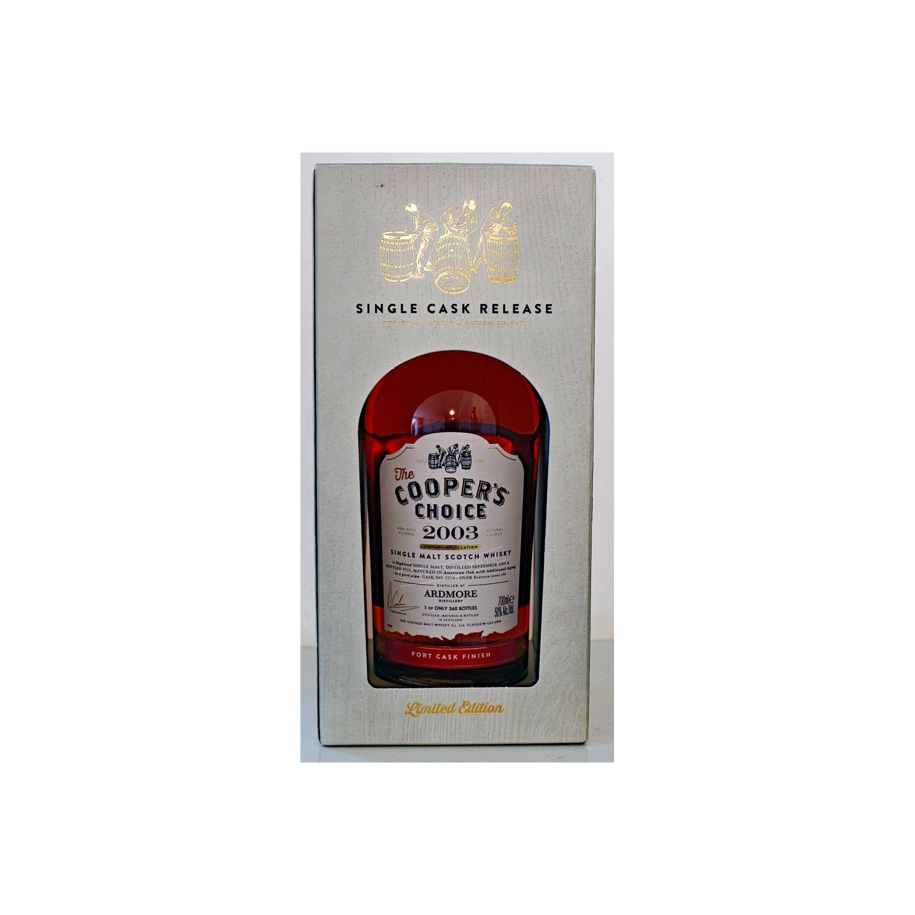 Ardmore The Cooper's Choice 2003 14 Years Single Malt Whisky 2