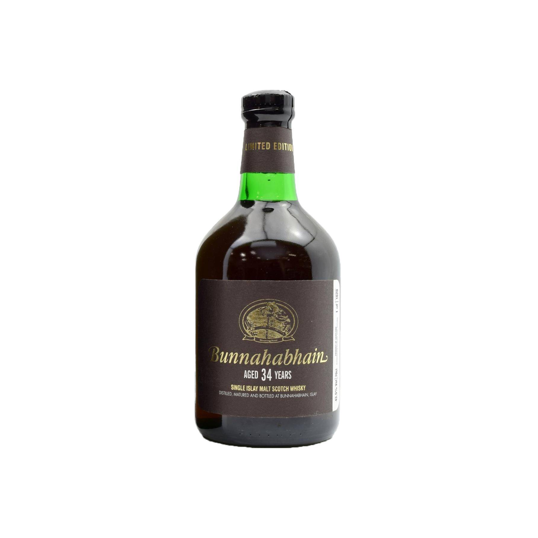 Bunnahabhain Limited Edition 1968 34 Years Single Malt Whisky