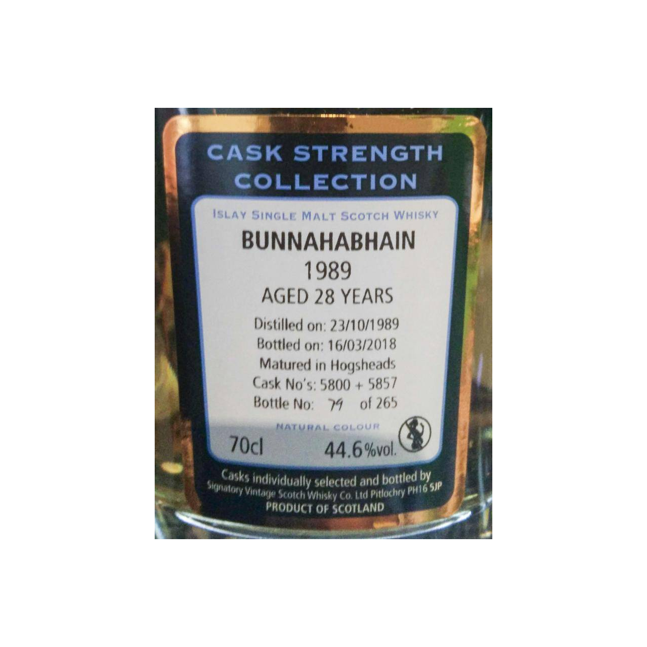 Bunnahabhain Cask Strength Collection 1989 28 Years Single Malt Whisky 2
