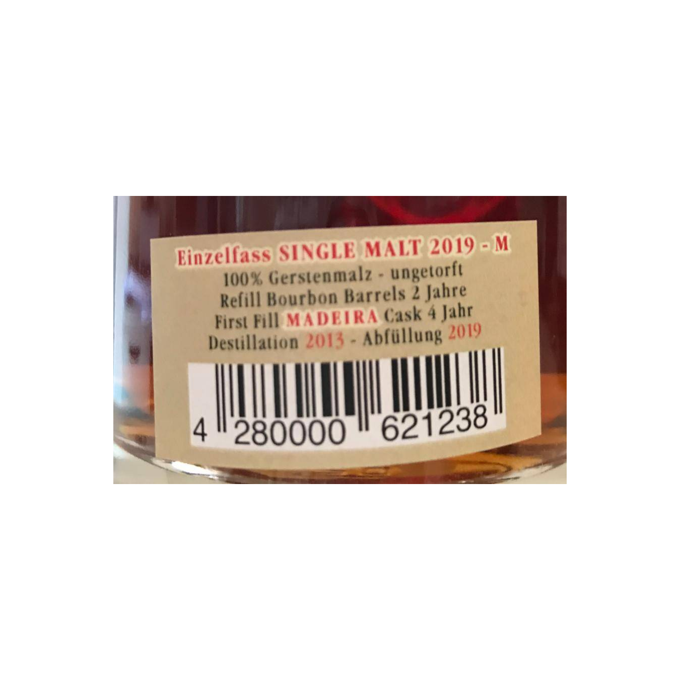 Eifel Whisky 2013 Einzelfass "Single Malt" 3