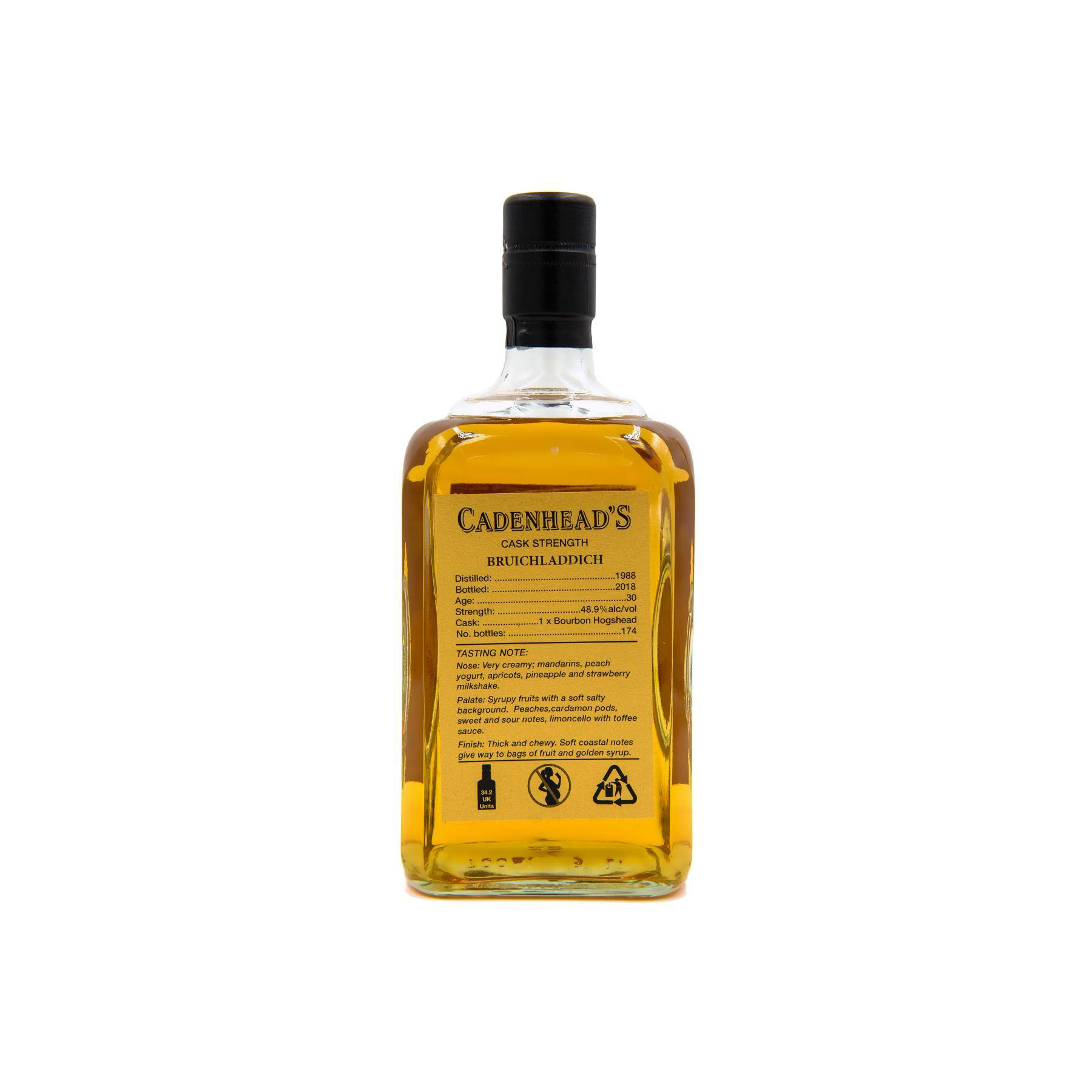 Bruichladdich Single Cask 1988 30 Years Single Malt Whisky 2