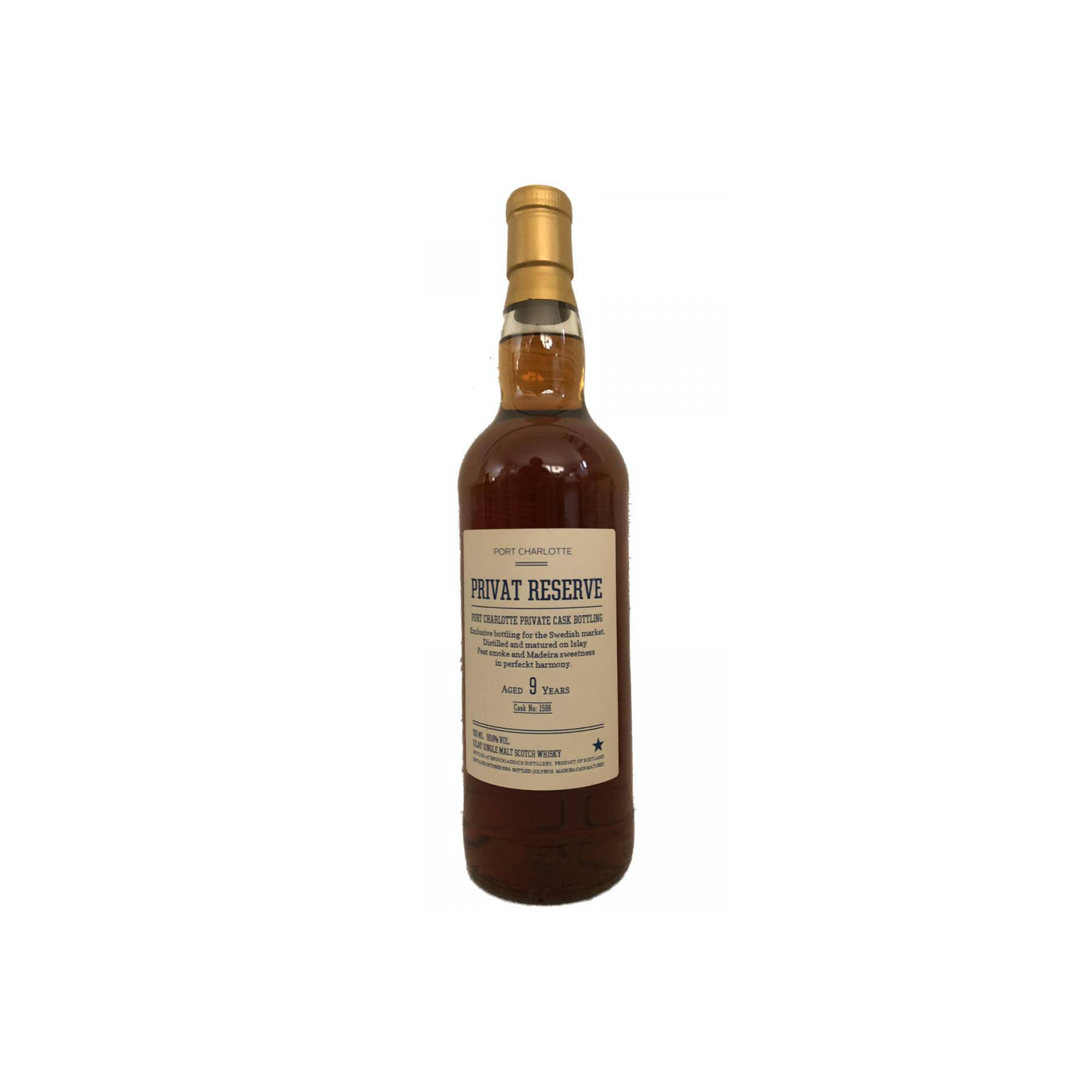 Port Charlotte Private Bottling 2005 9 Years Single Malt Whisky