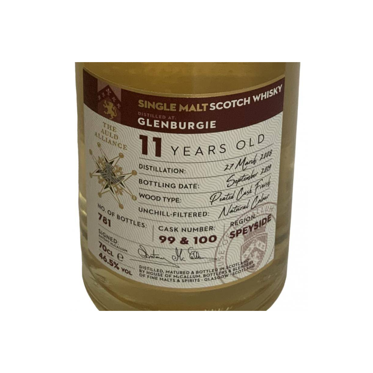 Glenburgie 2008 11 Years Single Malt Whisky 2