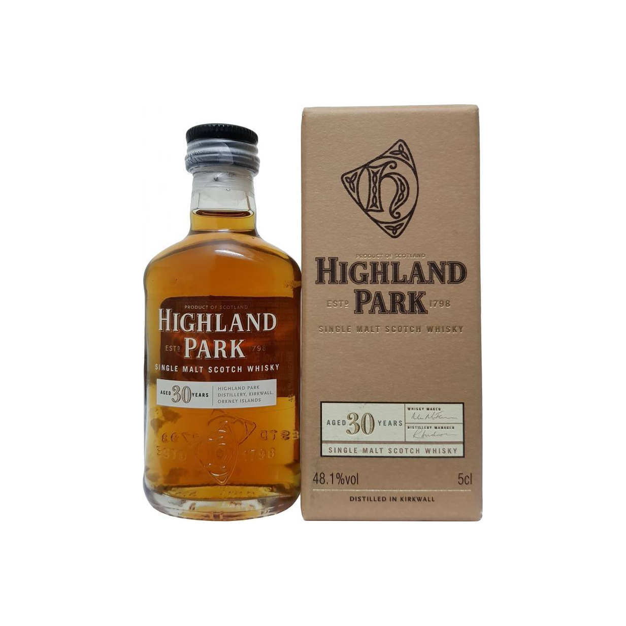 Highland Park Miniature 30 Years Single Malt Whisky 3