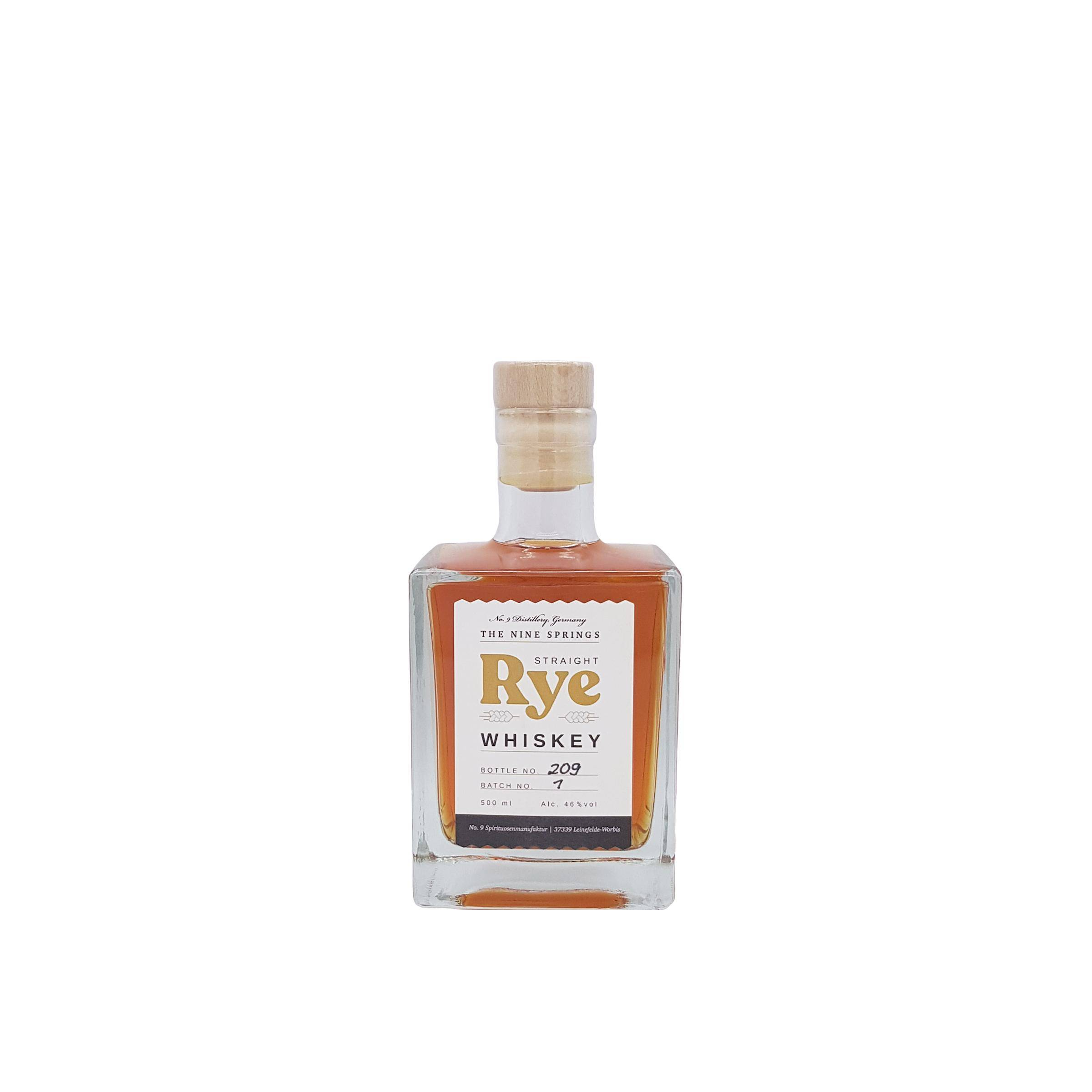 The Nine Springs Straight Rye Whiskey