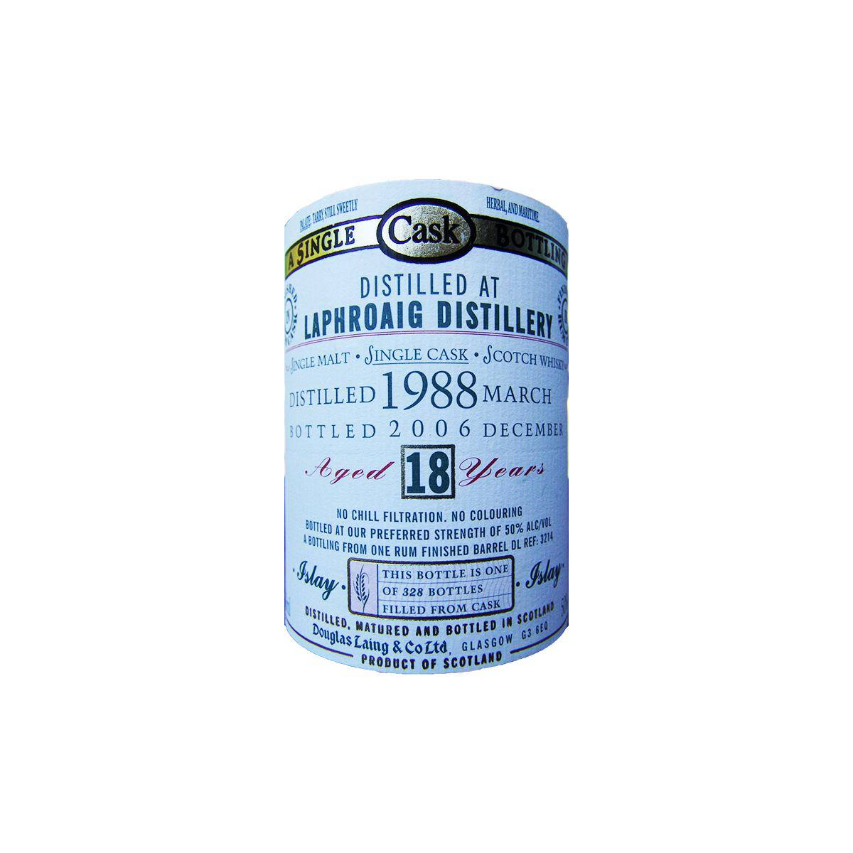 Laphroaig Old Malt Cask 1988 18 Years Single Malt Whisky 3