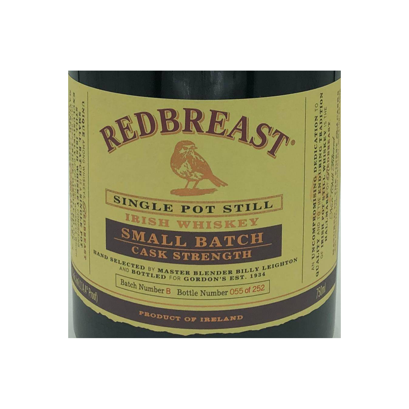 Redbreast Cask Strength Collection Single Pot Still Whisky 2