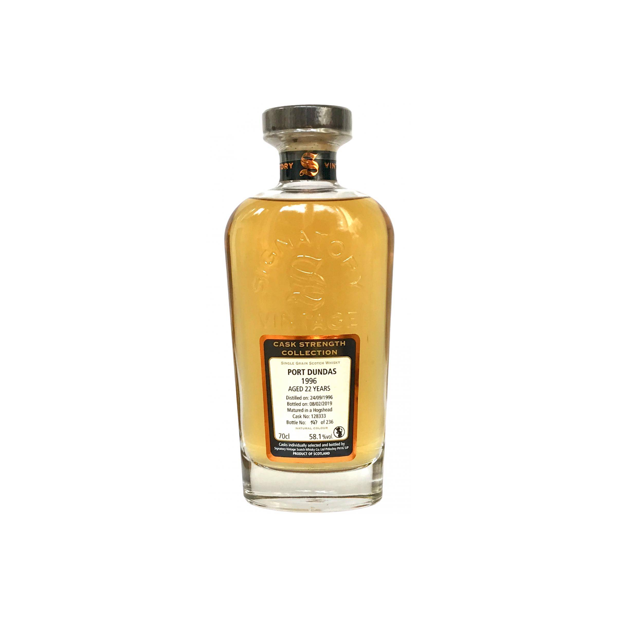 Port Dundas Cask Strength Collection 1996 22 Years Single Grain Whisky