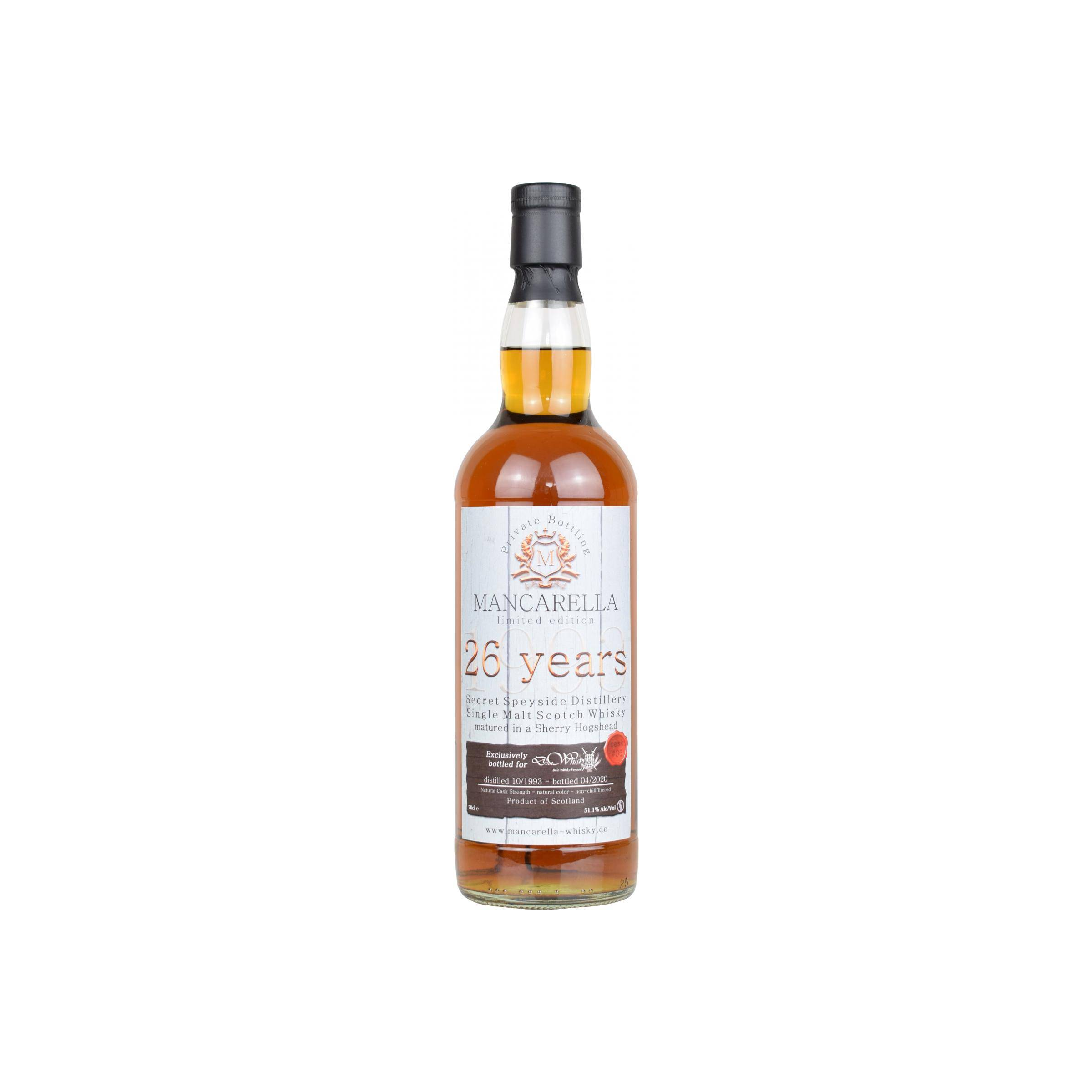 Secret Speyside Distillery 1993 Ma