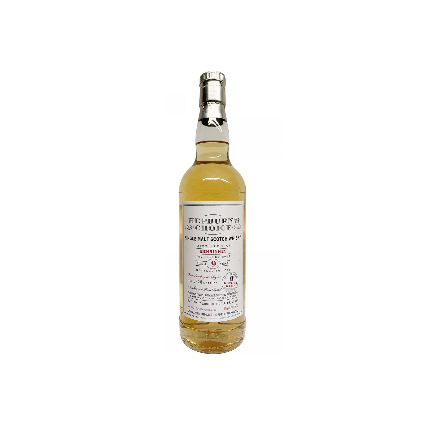 Benrinnes 2009 9 Years Single Malt Whisky