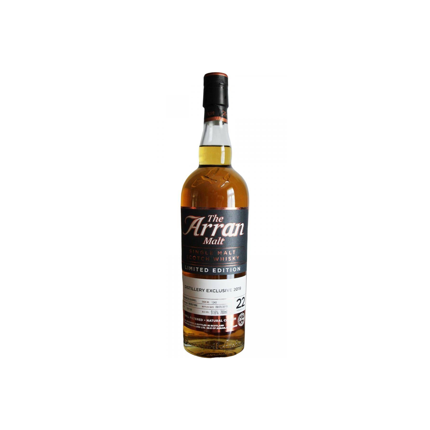 Arran Limited Edition 1996 22 Years Single Malt Whisky
