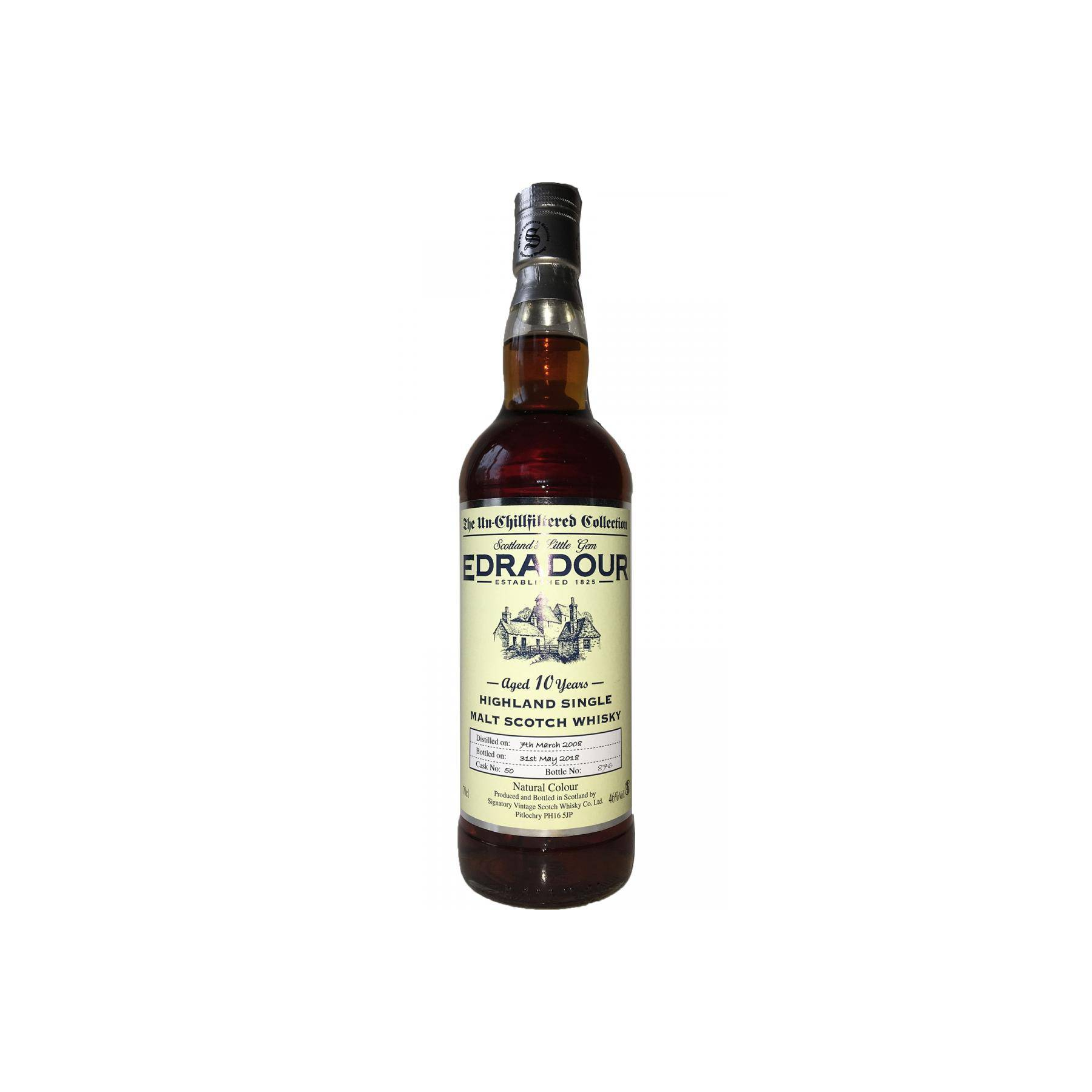 Edradour The Un-Chillfiltered Collection 2010 10 Years Single Malt Whisky 4