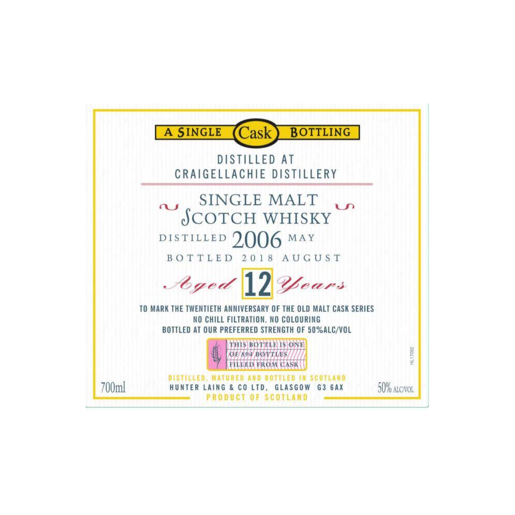 Craigellachie 2006 12 Years Single Malt Whisky 3