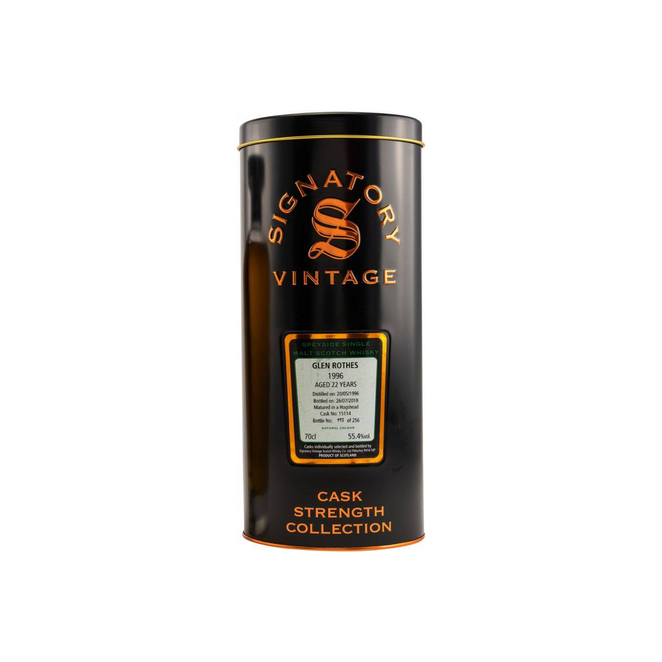 The Glenrothes Cask Strength Collection 1996 22 Years Single Malt Whisky 2