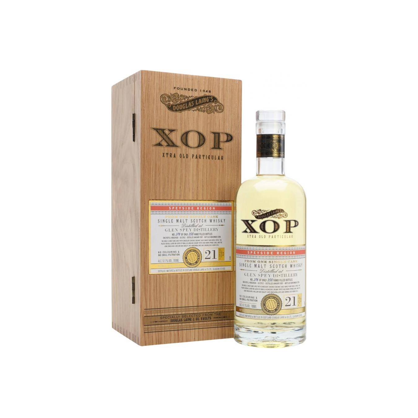 Glen Spey 1997 21 Years Single Malt Whisky 2