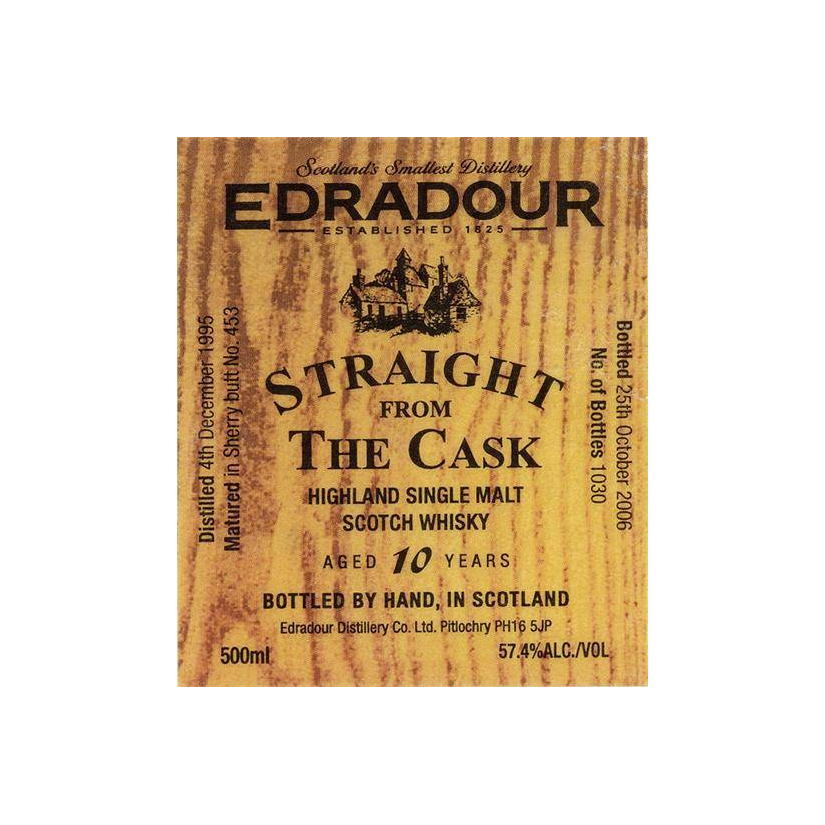 Edradour 1995 10 Years Single Malt Whisky