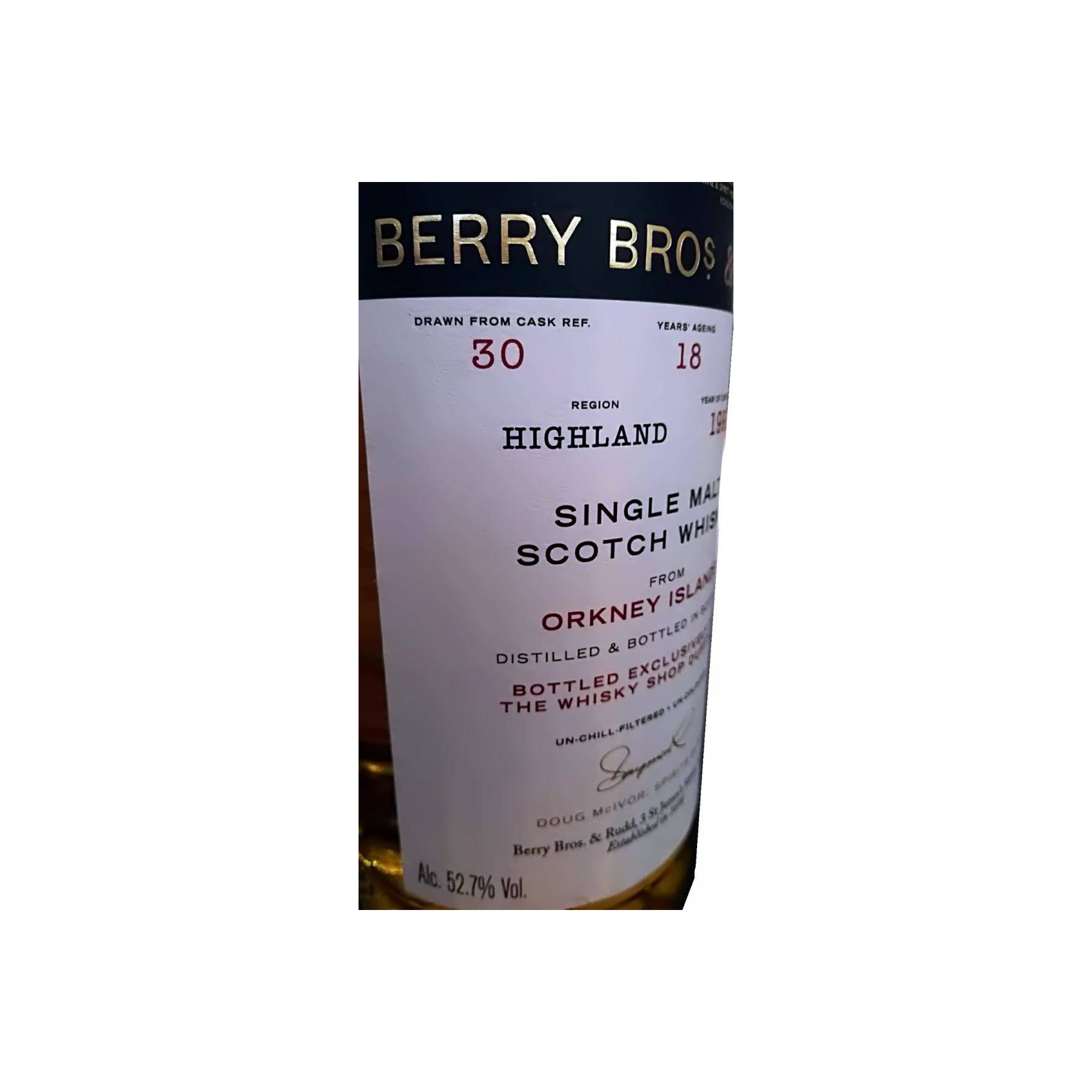 Berry Bros. & Rudd 1999 18 Years Single Malt Whisky 2