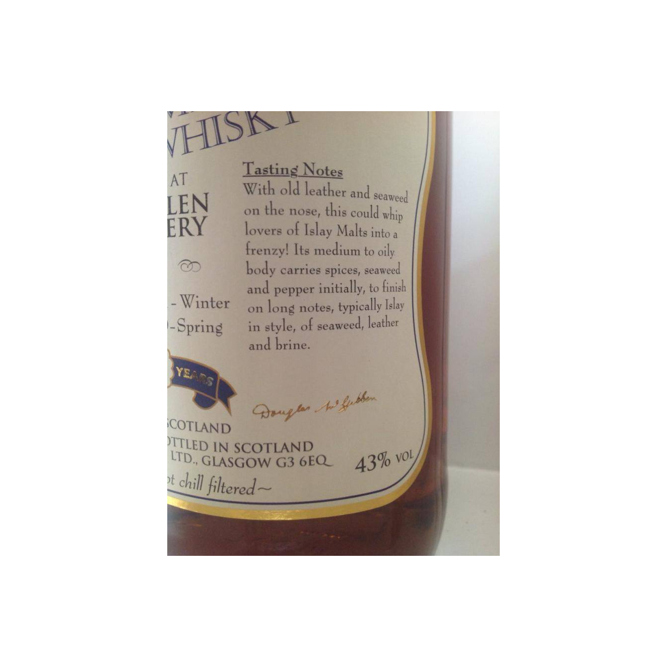 Port Ellen McGibbon's Provenance 1981 18 Years Single Malt Whisky 3