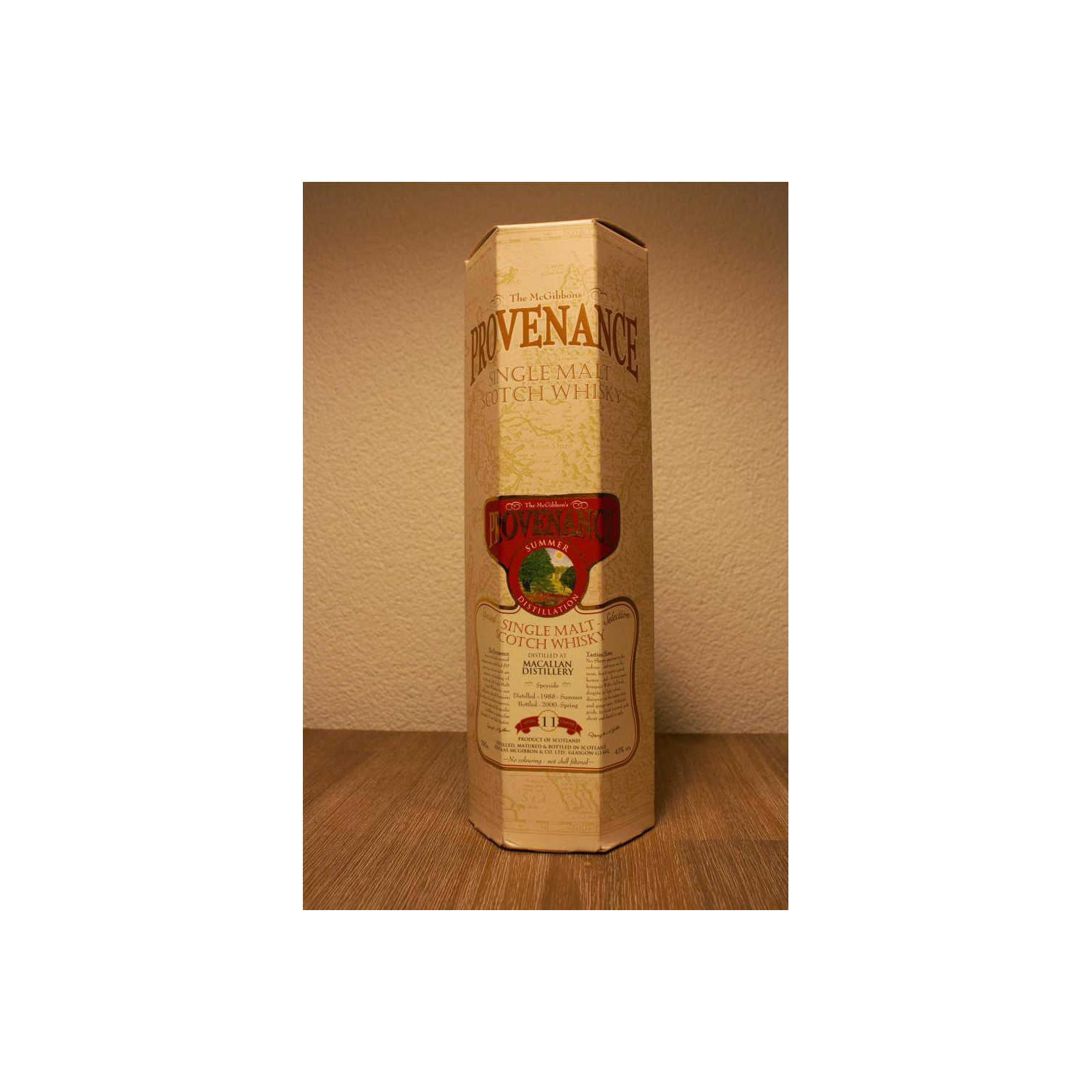 The Macallan McGibbon's Provenance 1988 11 Years Single Malt Whisky 2