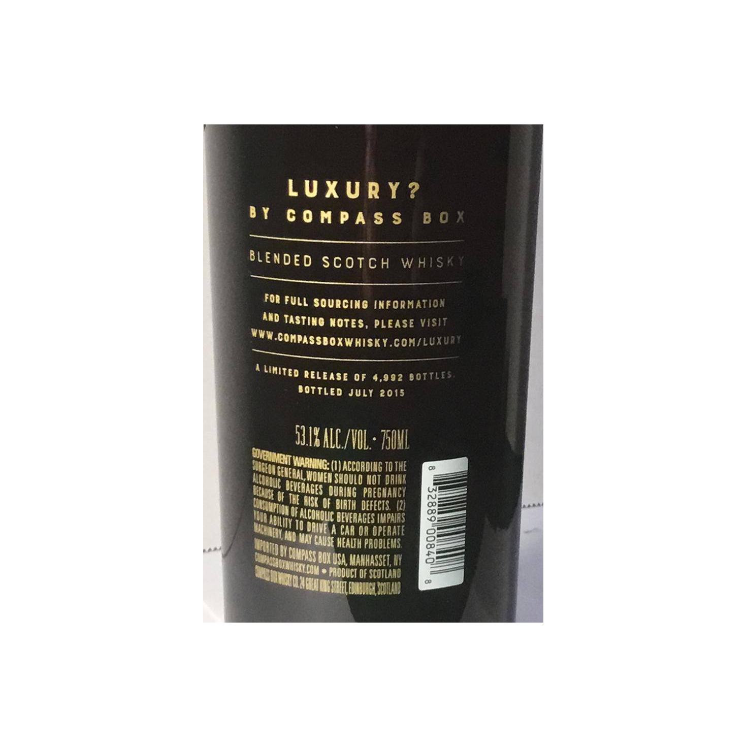 Compass Box Blended Whisky
