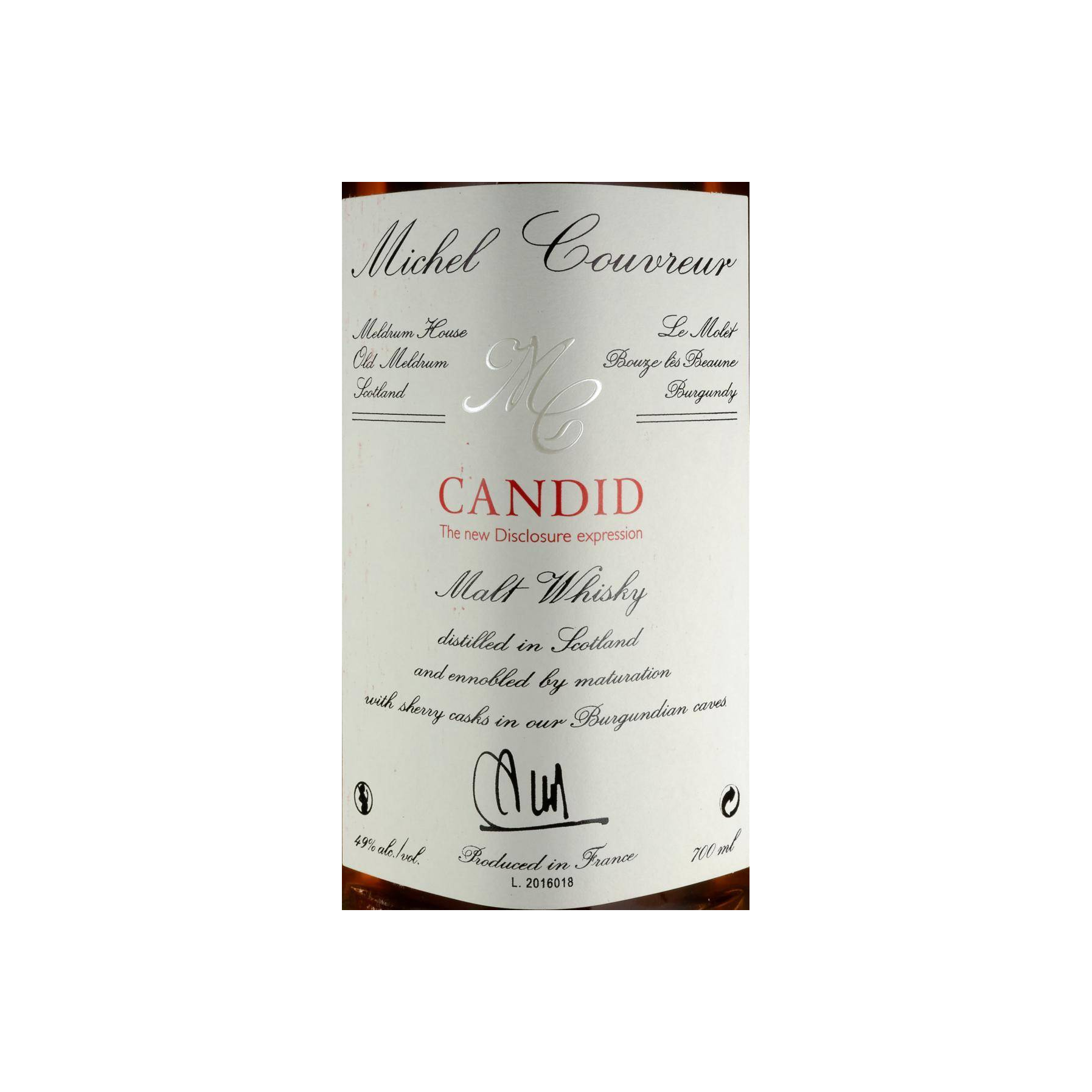Michel Couvreur Single Malt Whisky 2