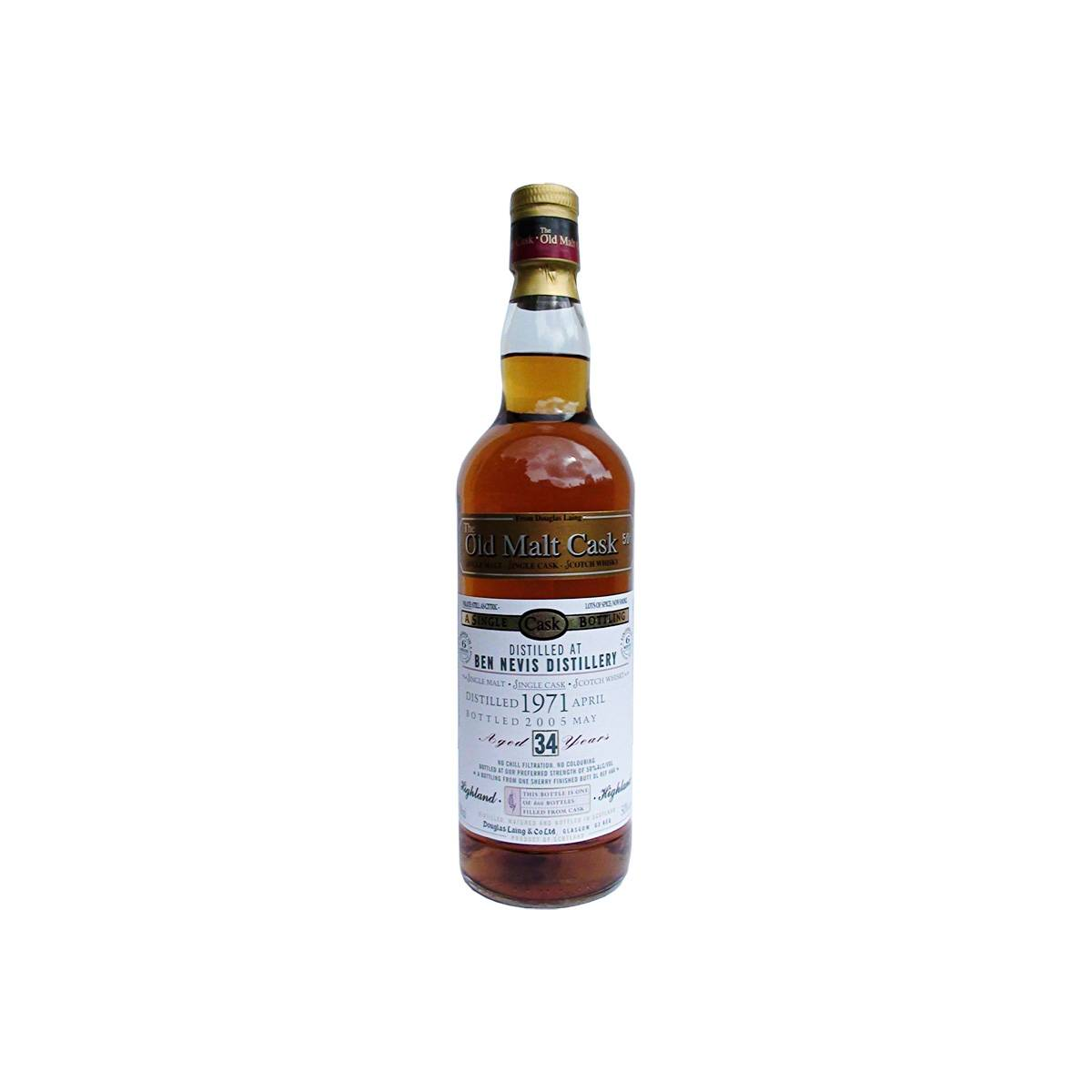 Ben Nevis Old Malt Cask 1971 34 Years Single Malt Whisky