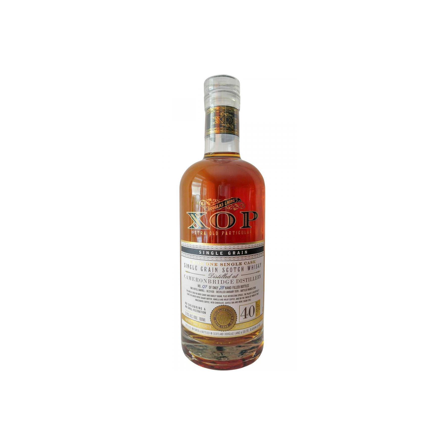 Cameronbridge 1978 40 Years Single Grain Whisky 2