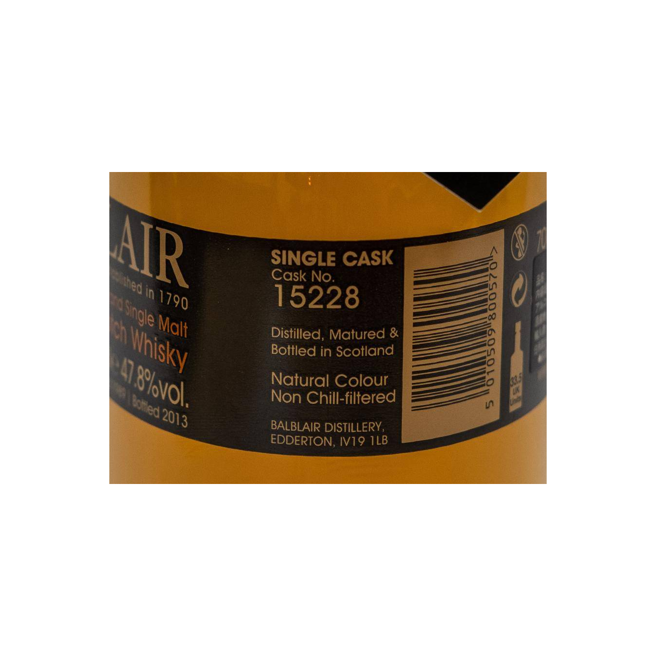 Balblair Single Cask 1989 24 Years Single Malt Whisky 3