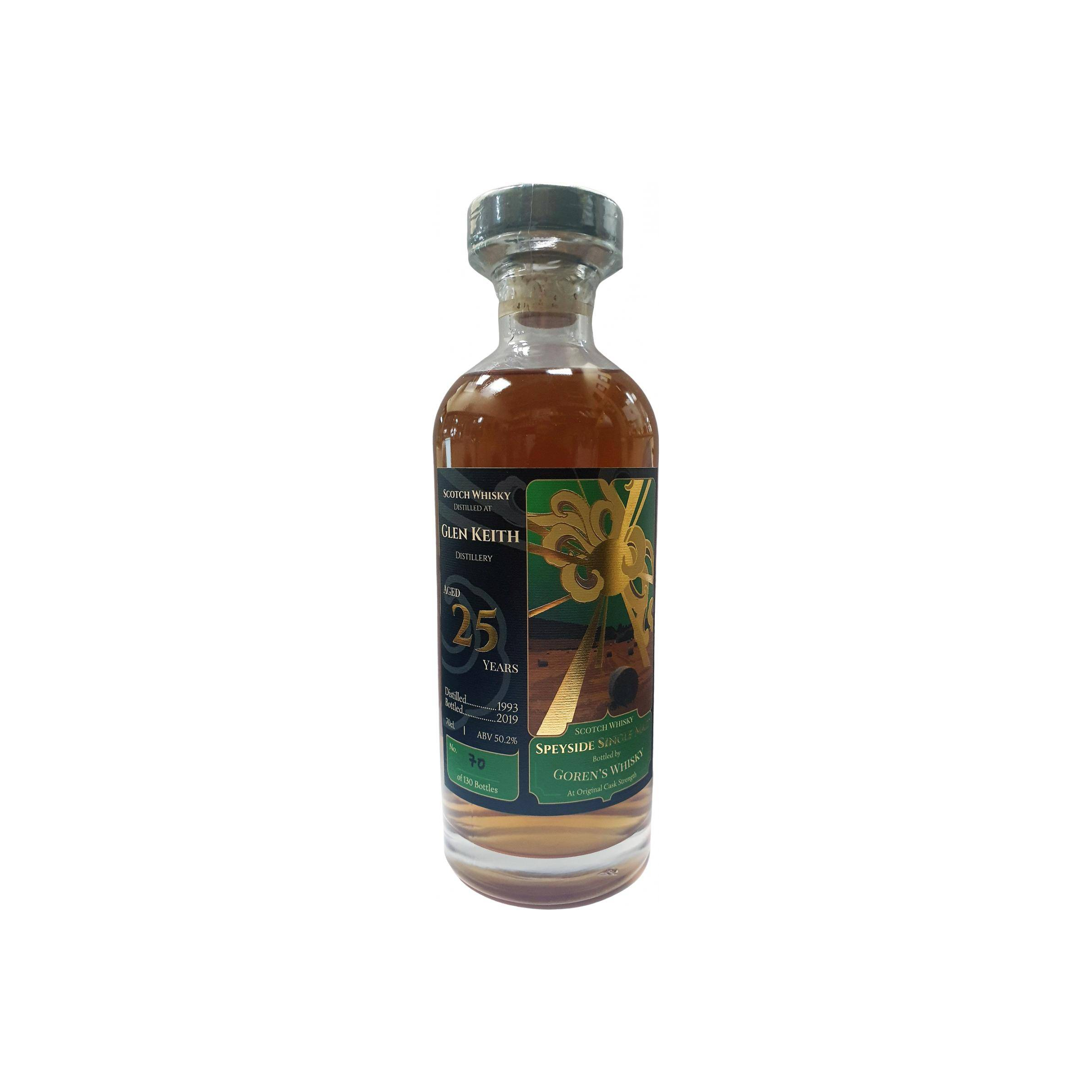 Glen Keith 1993 25 Years Single Malt Whisky