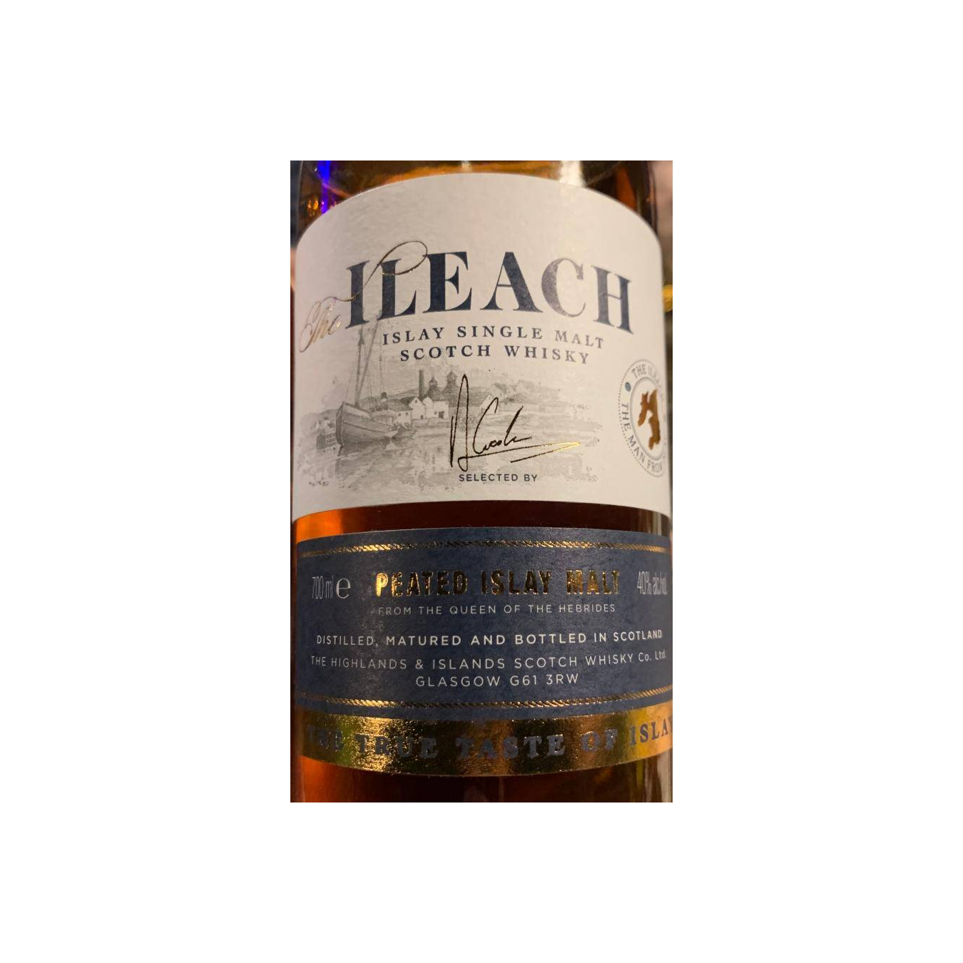 The Ileach Peated Islay Malt H&I 2
