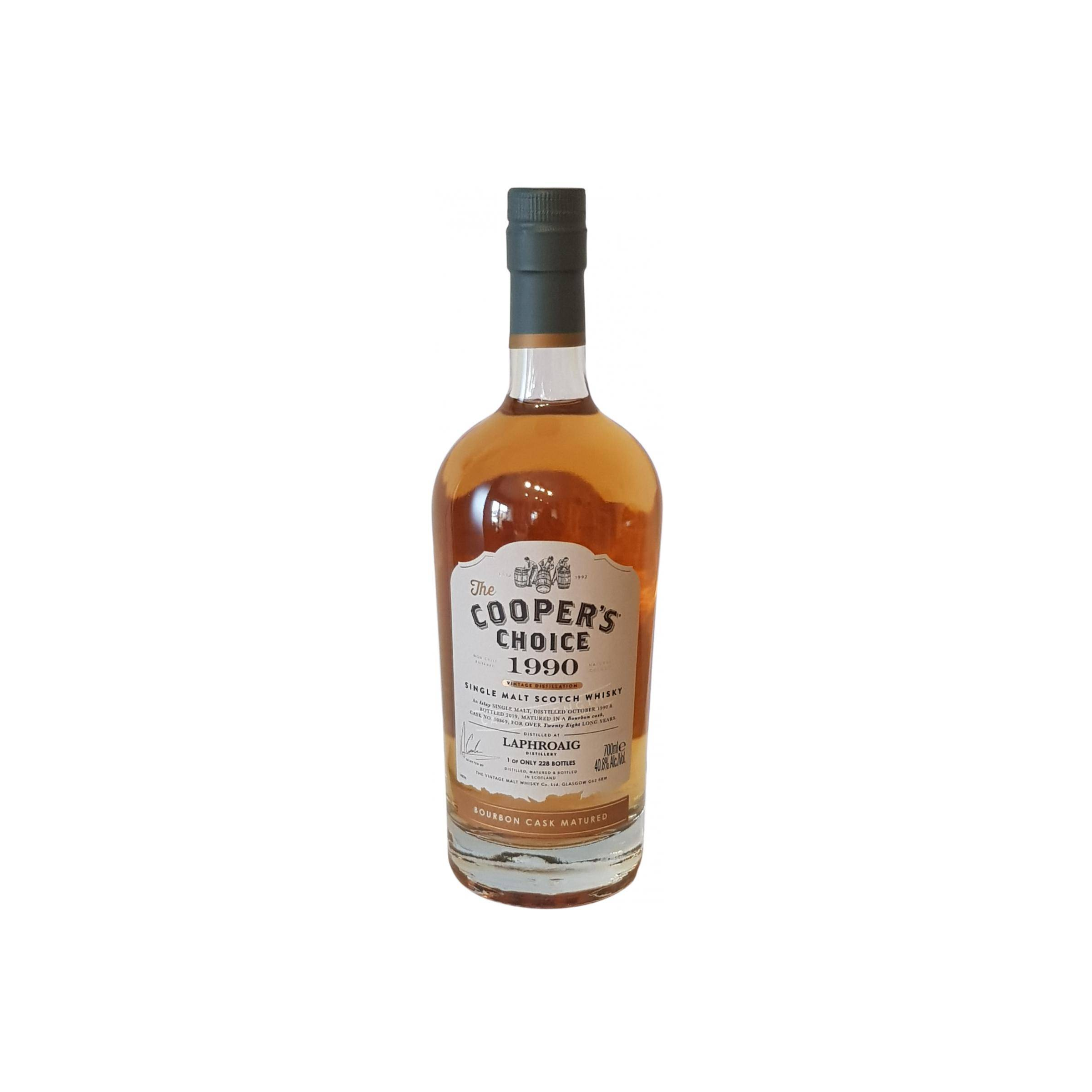 Laphroaig The Cooper's Choice 1990 28 Years Single Malt Whisky