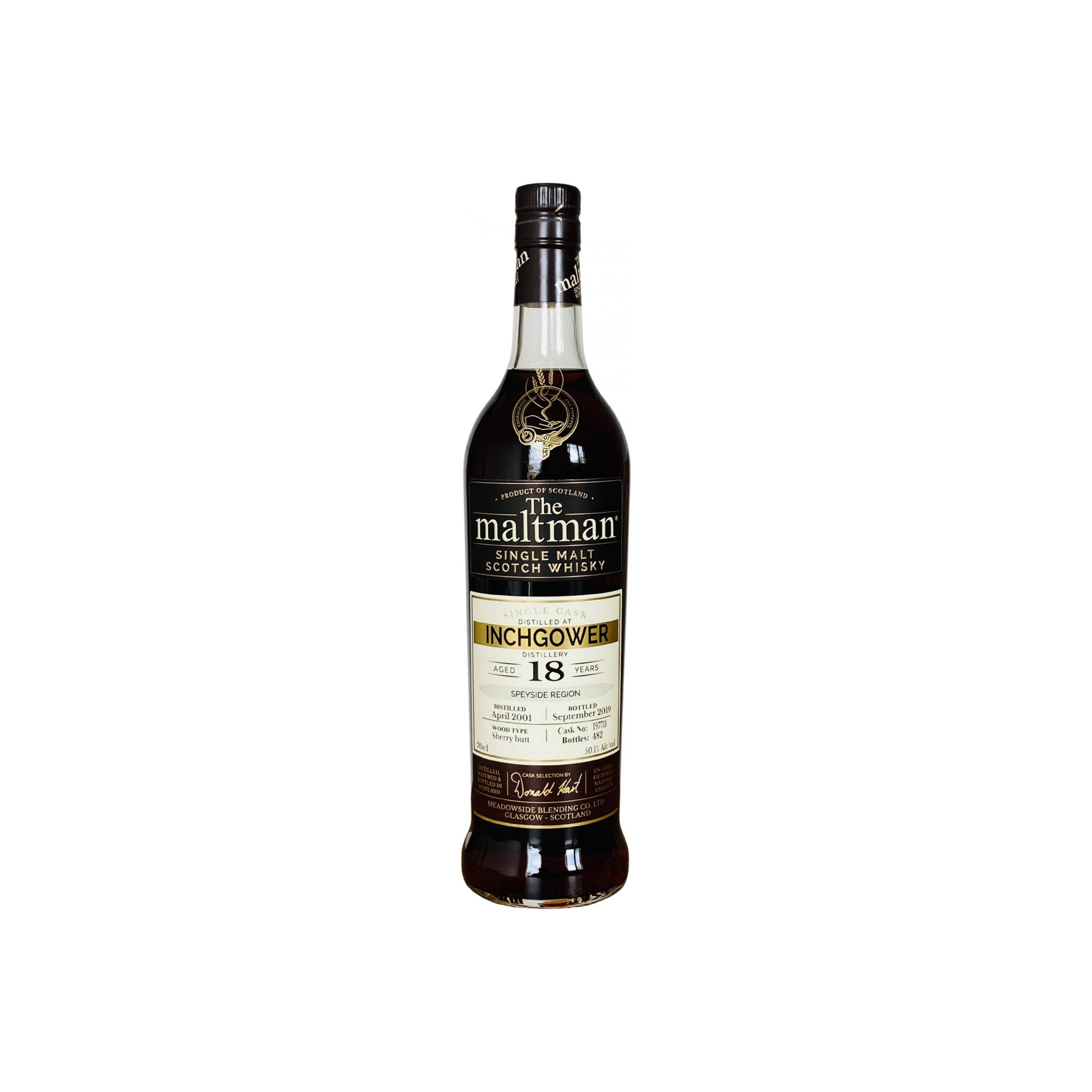 Inchgower 2001 18 Years Single Malt Whisky
