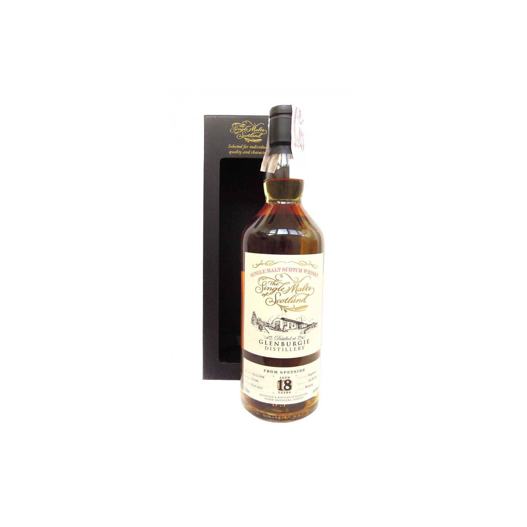 Glenburgie The Single Malts of Scotland 1998 18 Years Single Malt Whisky 2