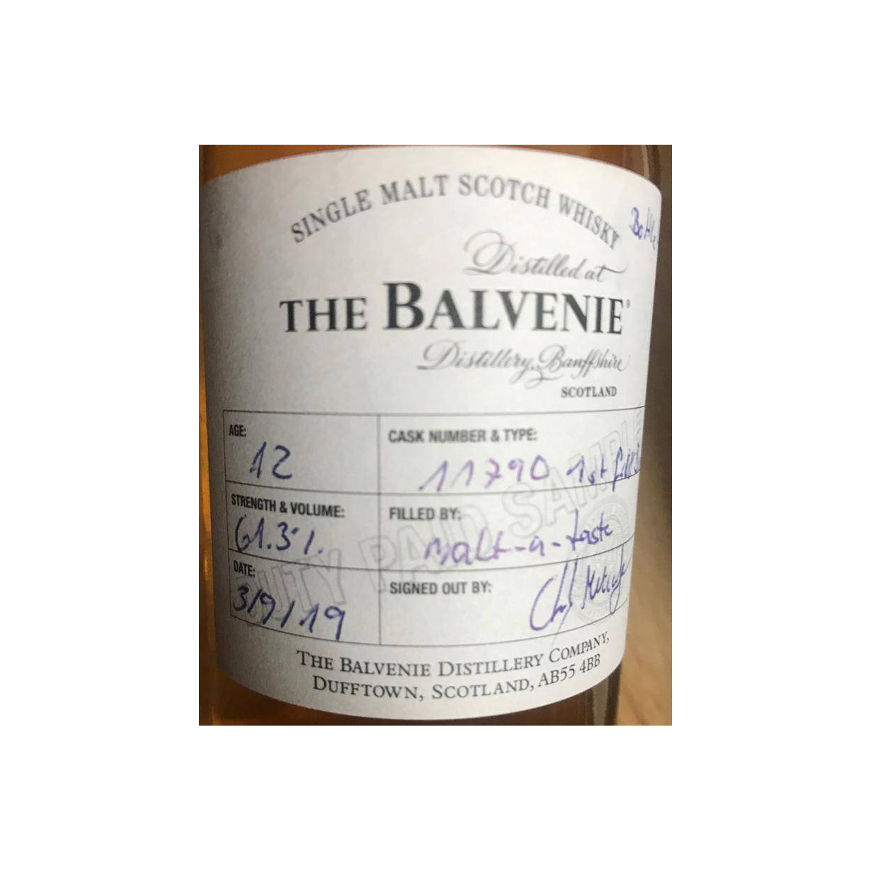 The Balvenie 12 Years Single Malt Whisky 2