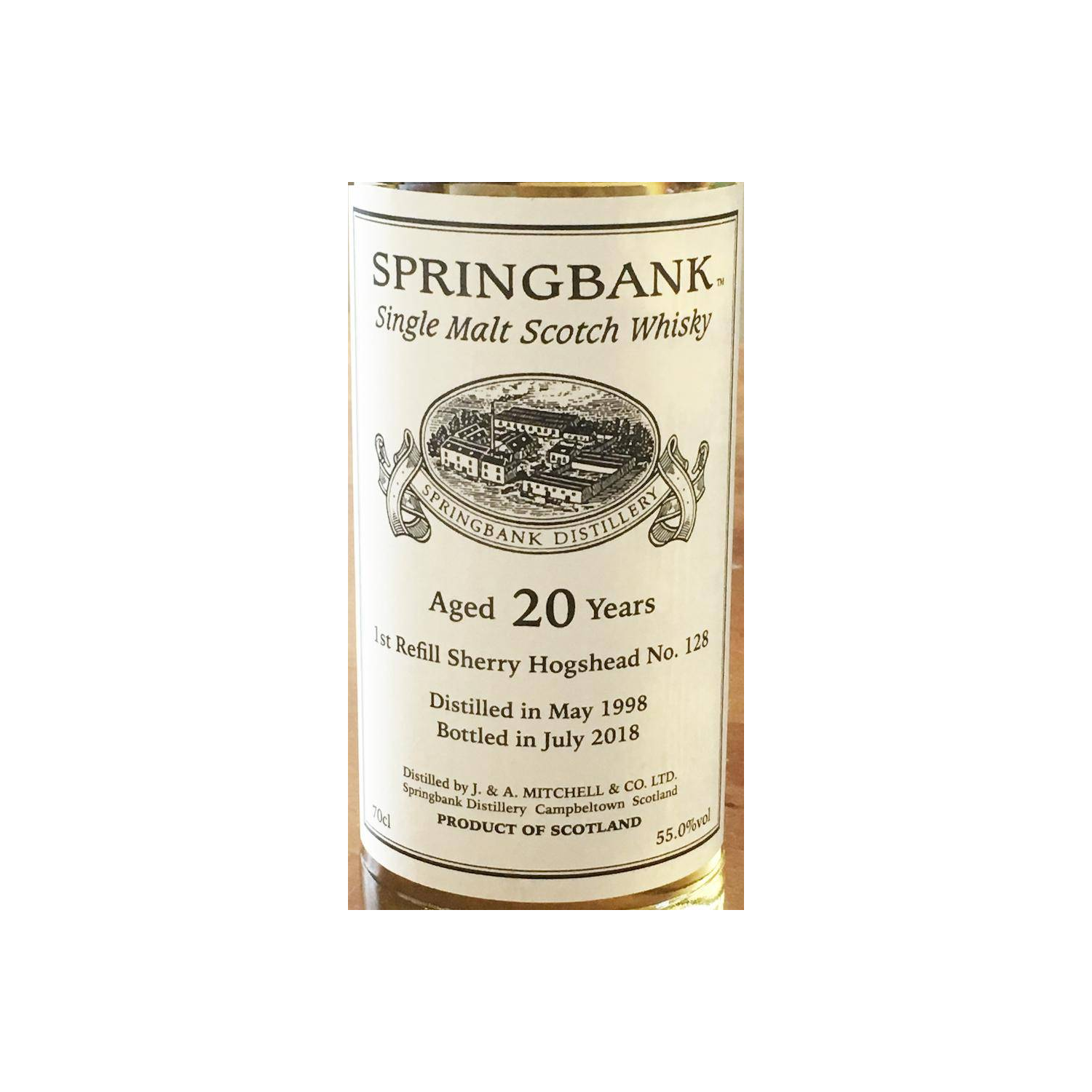 Springbank 1998 20 Years Single Malt Whisky 2