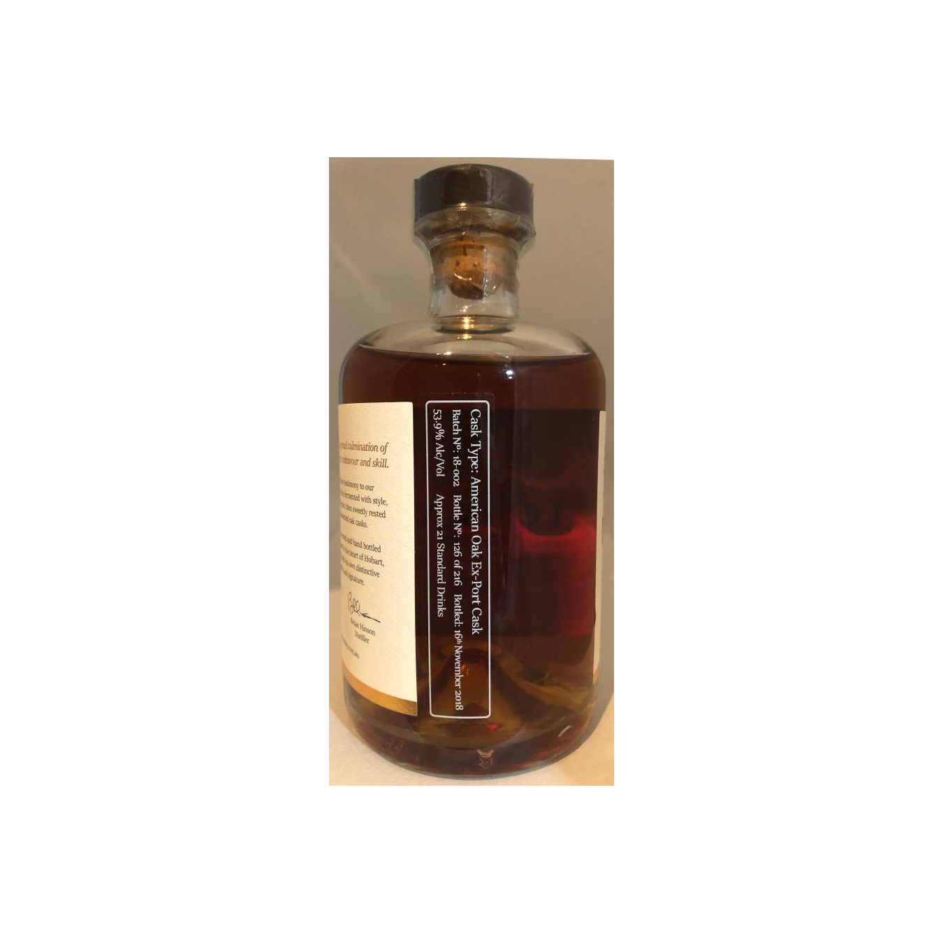 Hobart Whisky Tasmanian Single Malt 2