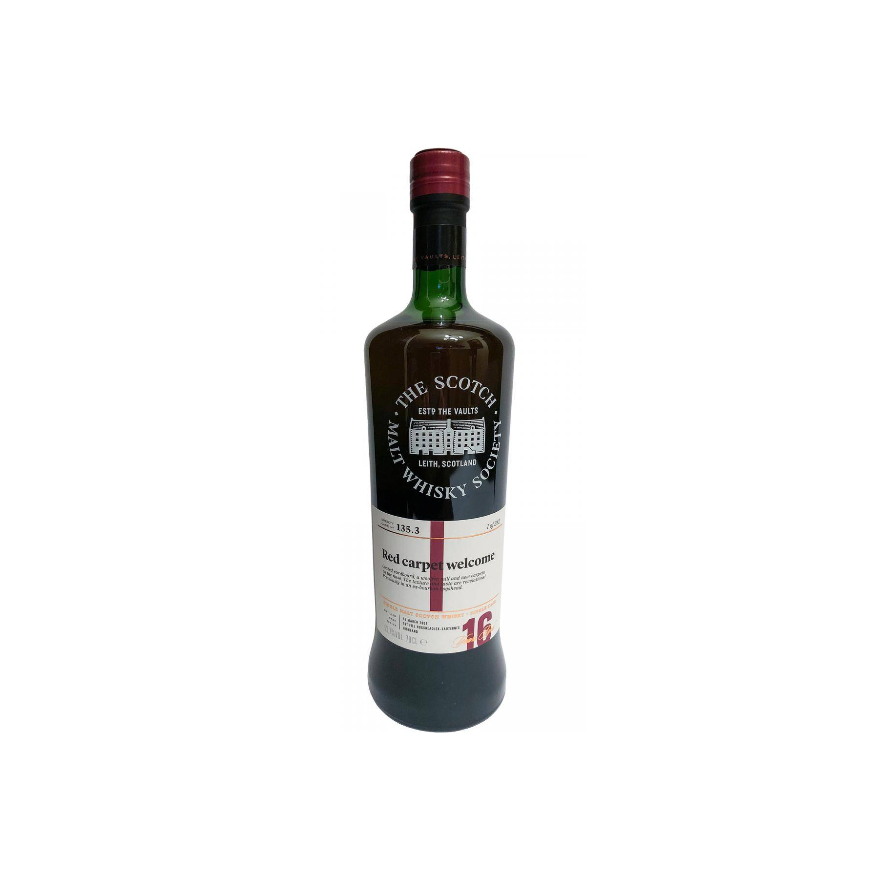 The Scotch Malt Whisky Society 2001 16 Years Single Malt Whisky