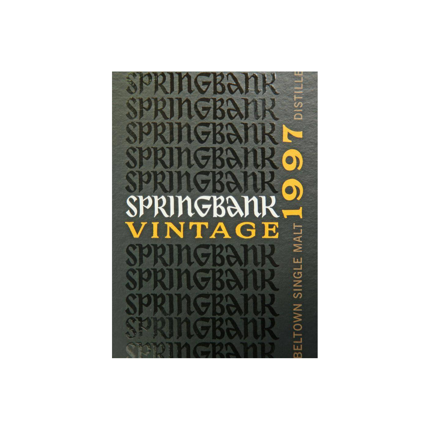 Springbank 1997 10 Years Single Malt Whisky 3