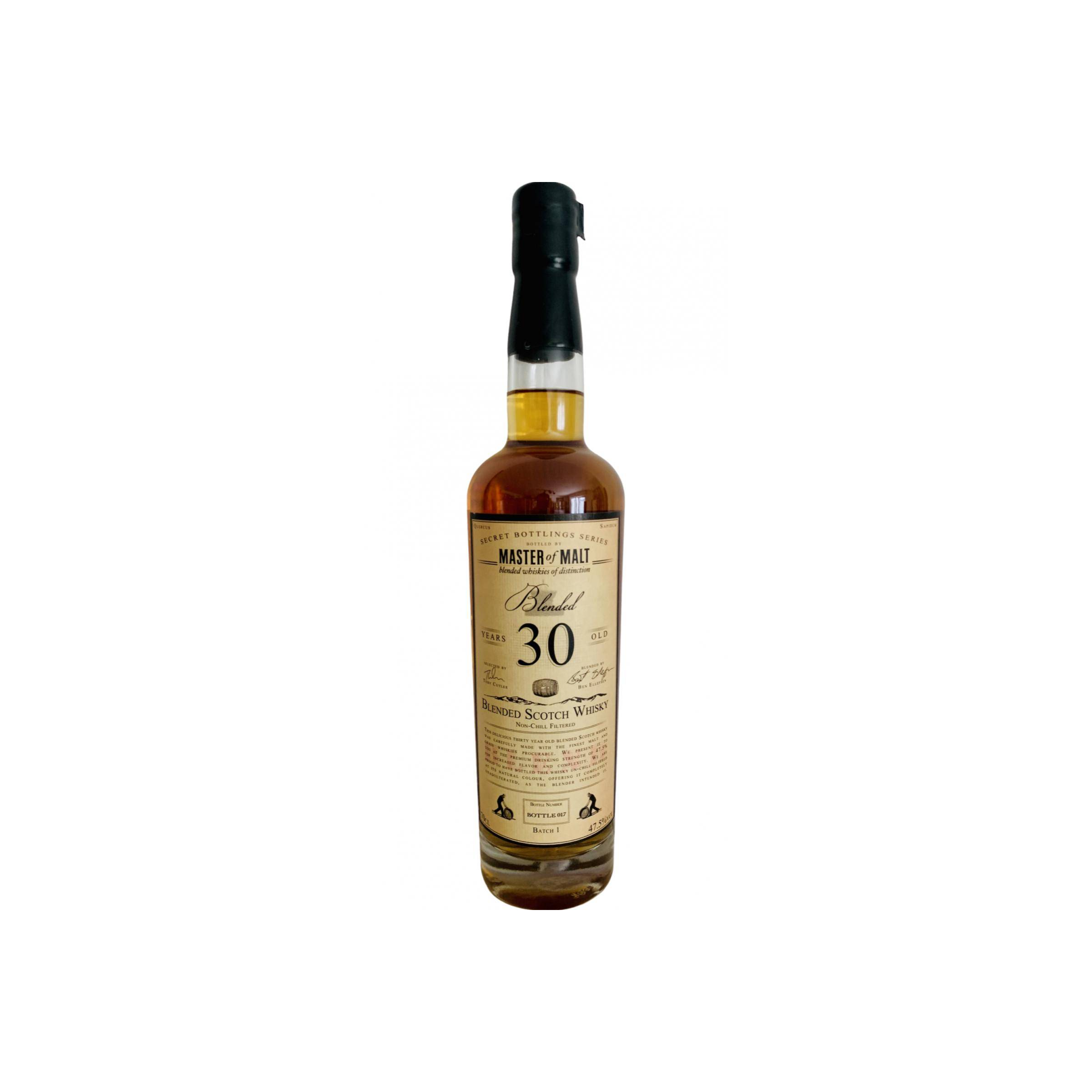 Master of Malt 30 Years Blended Whisky