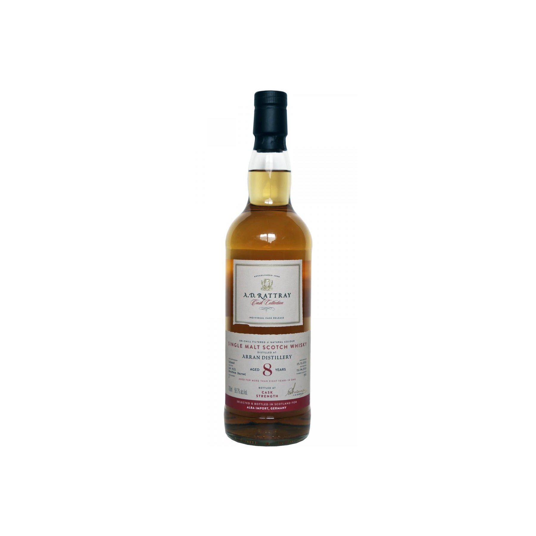 Arran Individual Cask Bottling 2011 8 Years Single Malt Whisky