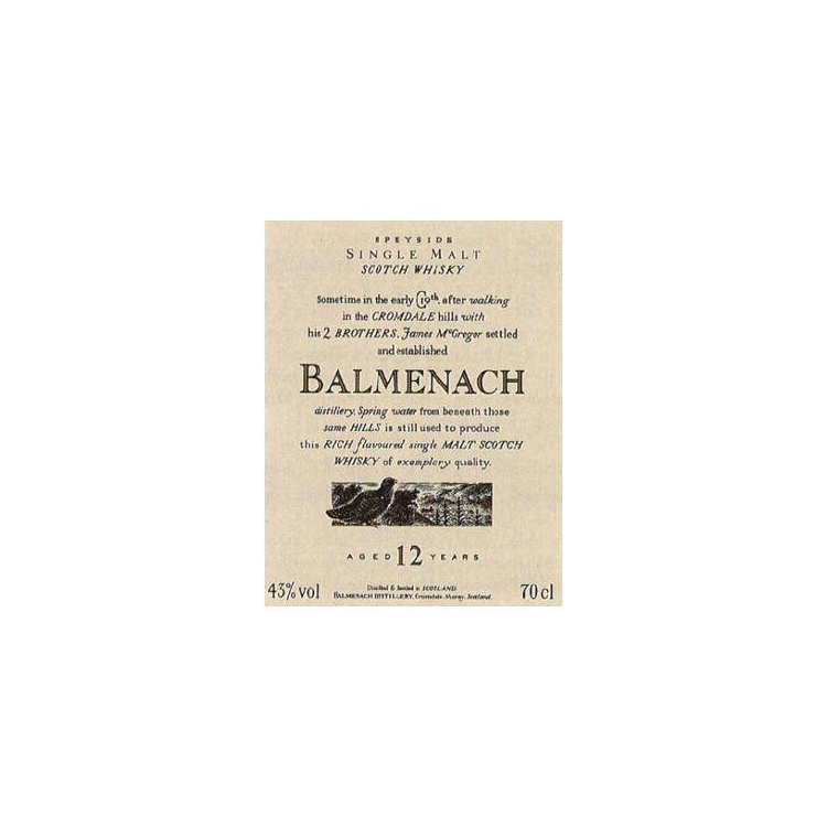 Balmenach 12 Years Single Malt Whisky 2