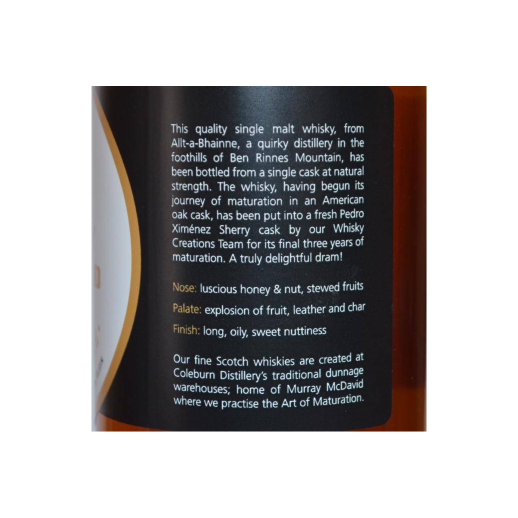 Allt-A-Bhainne 2009 8 Years Single Malt Whisky 3