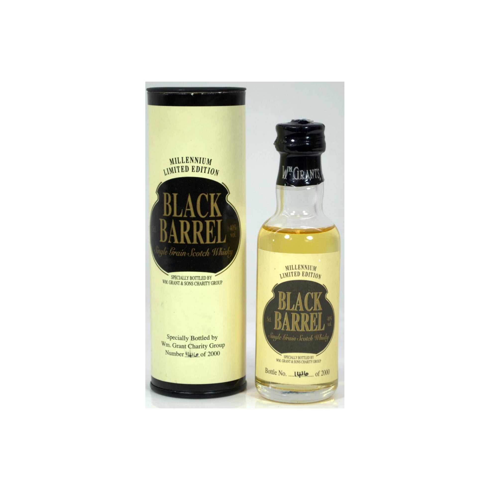 Black Barrel Single Grain Scotch Whisky