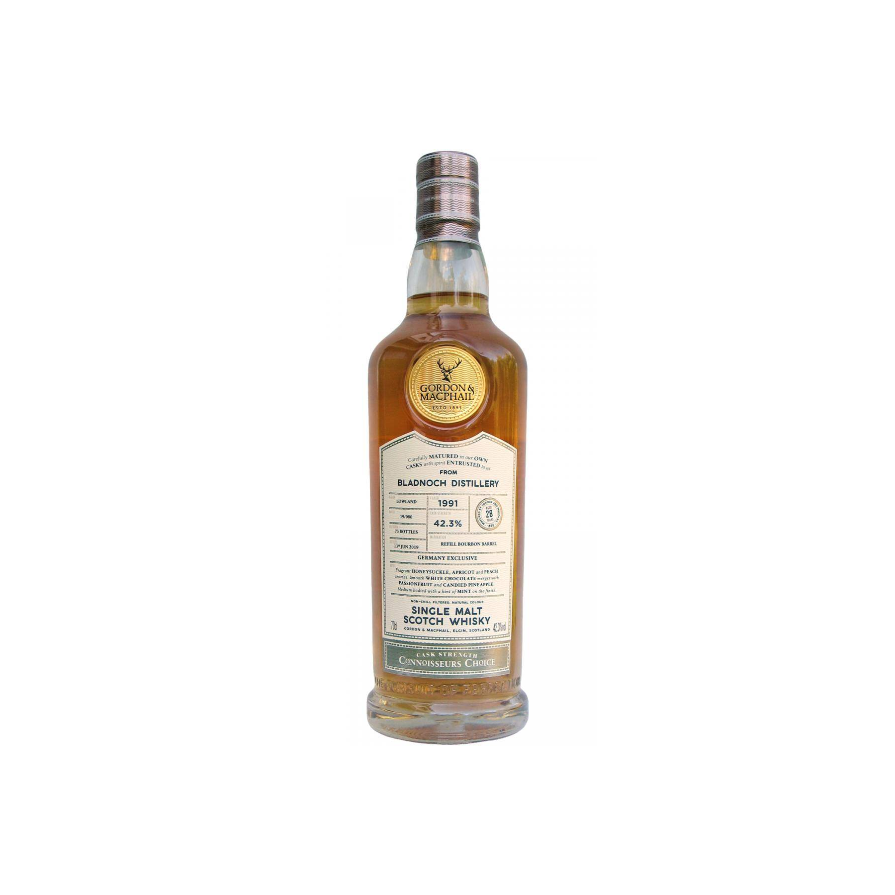 Bladnoch Connoisseurs Choice - Cask Strength 1991 28 Years Single Malt Whisky