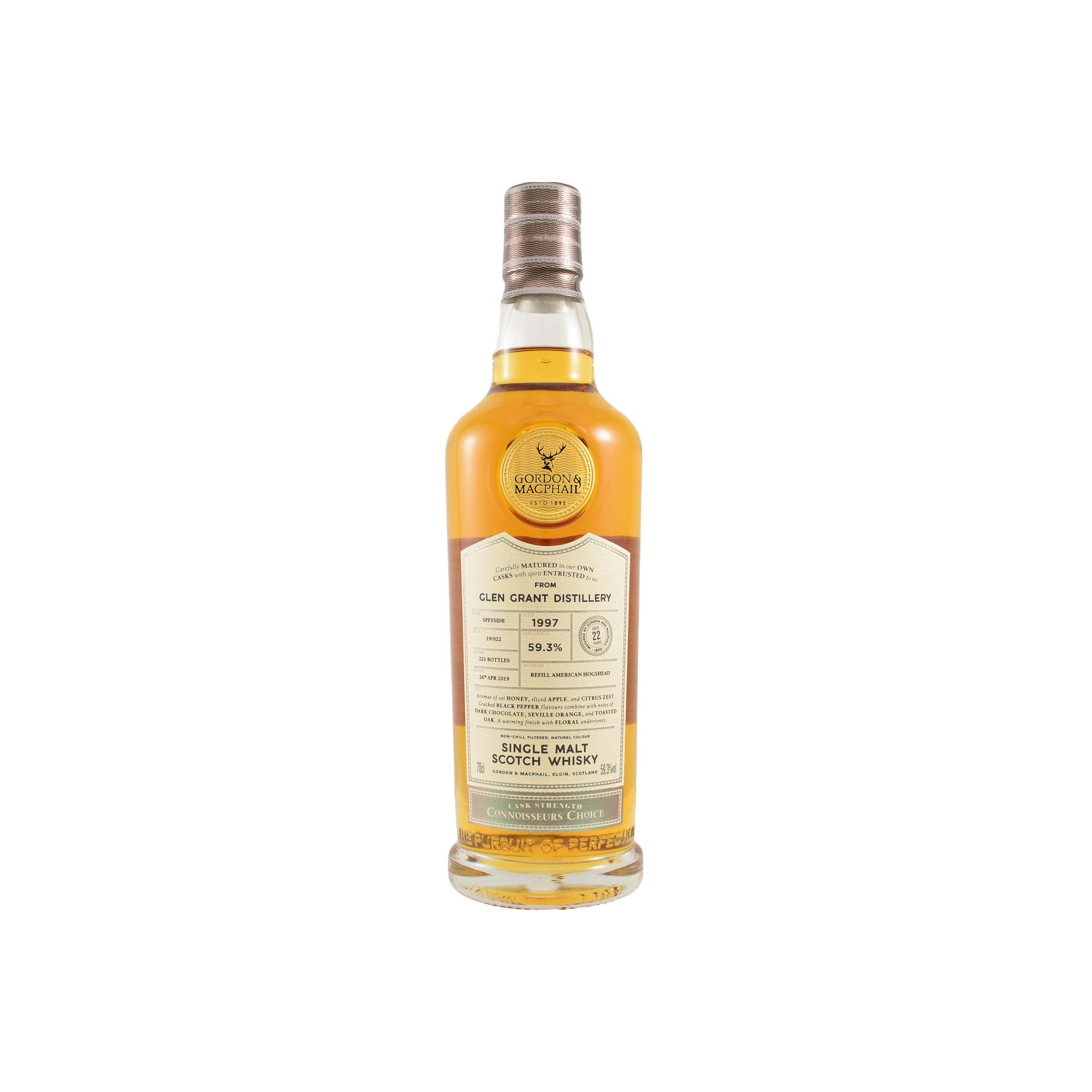 Glen Grant Connoisseurs Choice - Cask Strength 1997 22 Years Single Malt Whisky
